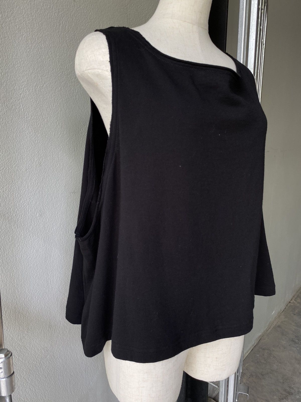 Y’s Yohji Yamamoto black tank top blouse