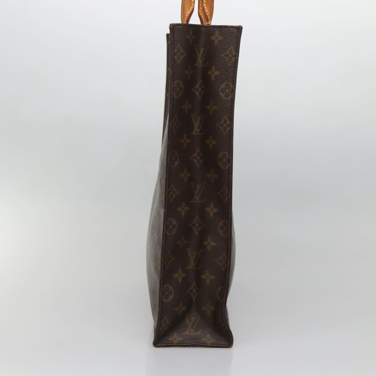 Louis Vuitton LOUIS VUITTON Monogram Sac Plat Hand Bag M51140 Size ONE SIZE - 3 Thumbnail