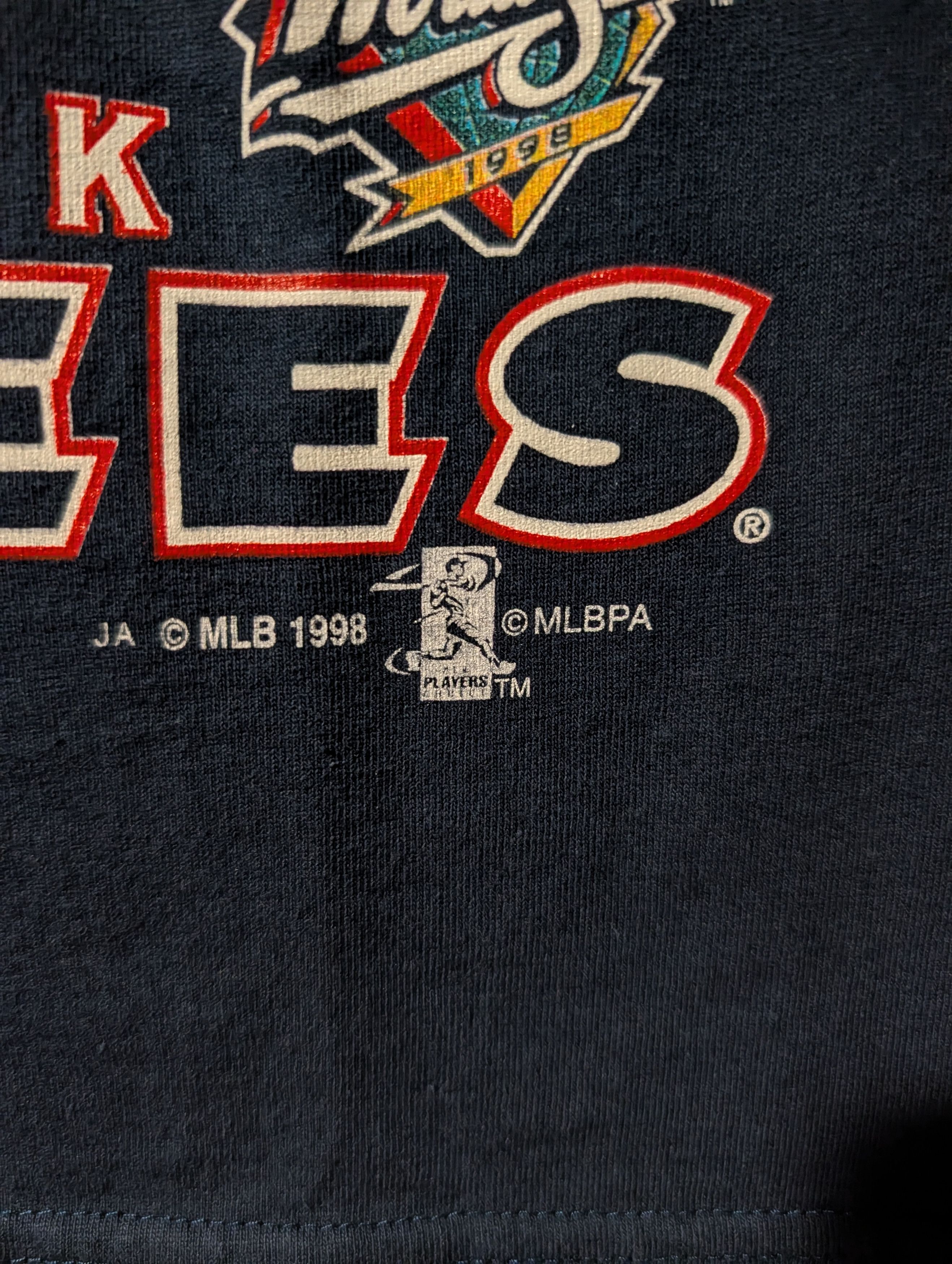 New York Yankees Vintage 1998 New York Yankees World Series Champions T Shirt Size US M / EU 48-50 / 2 - 3 Thumbnail