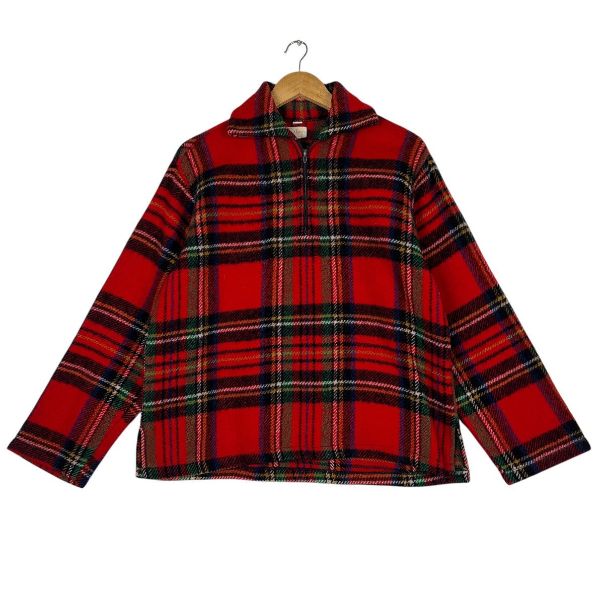 Vintage 💥 VINTAGE CAMPUS WOOL CHECK PLAID TARTAN Size US M / EU 48-50 / 2 - 1 Thumbnail