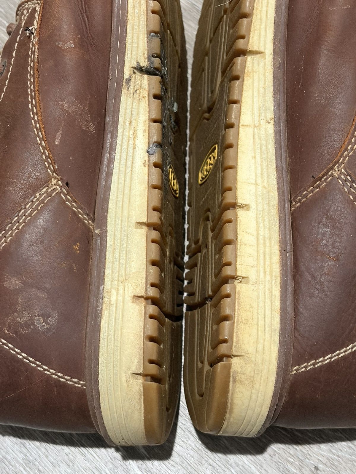 KEEN KEEN Boots Mens Leather Chukka Ankle Lace Up Workwear Casual Size US 11 / EU 44 - 9 Thumbnail