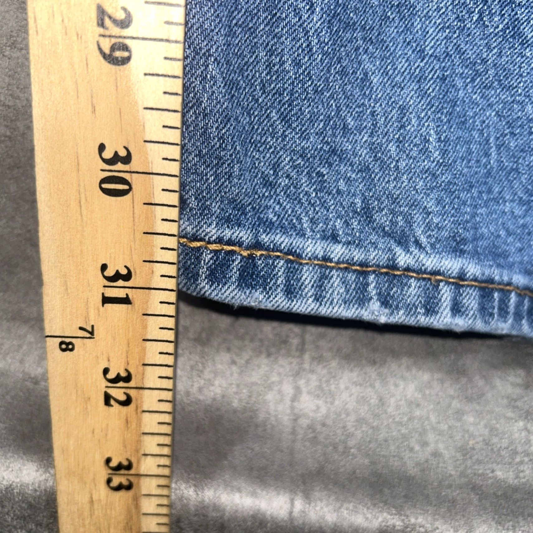 Levi's Levi's Jeans 505 Blue Mens 32x32 Straight 5-Pocket Denim Size US 32 / EU 48 - 5 Thumbnail