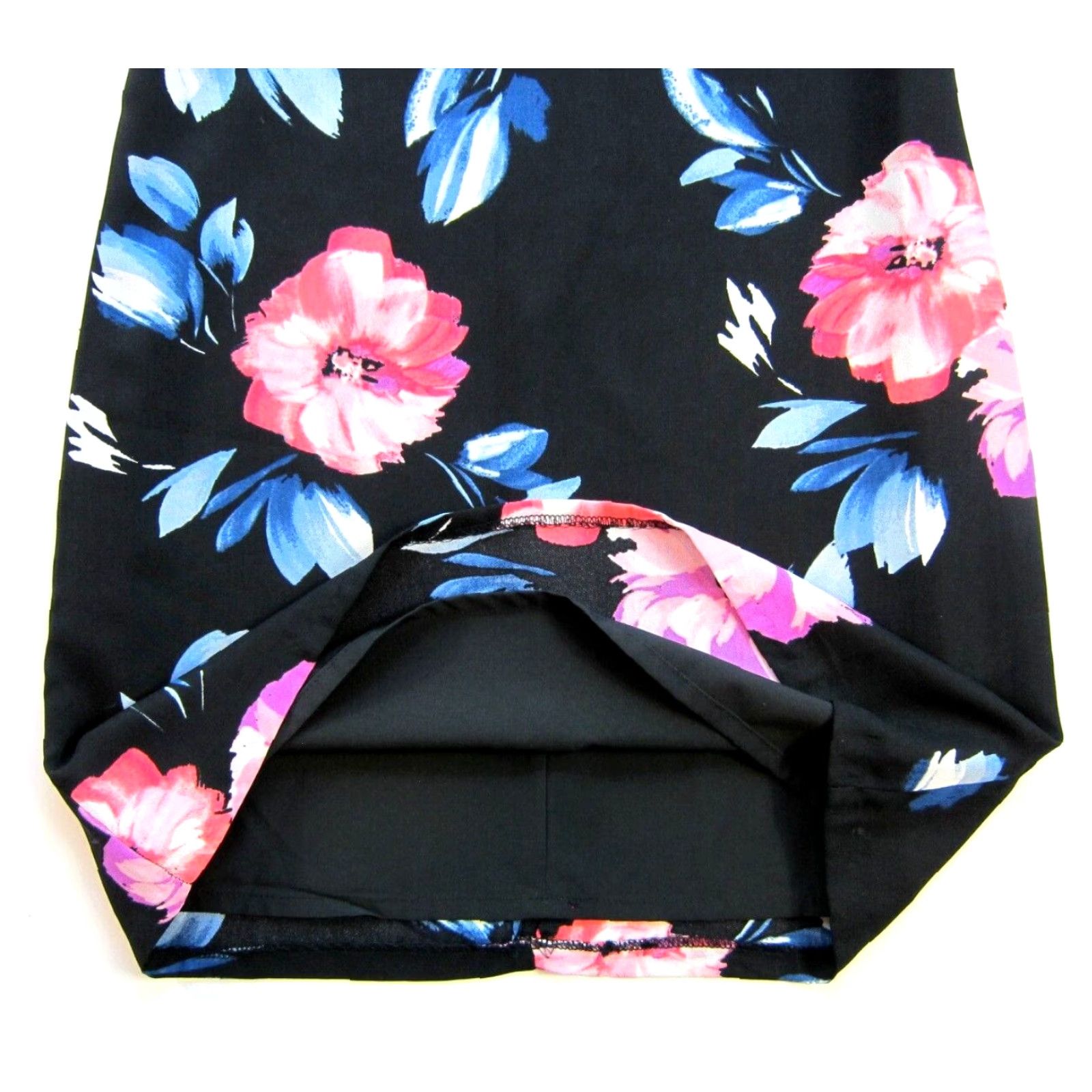 Vintage Love...Ady Floral Sleeveless Tunic Sheath Tank Dress M Black Pink Blue Women's Medium Size M / US 6-8 / IT 42-44 - 7 Thumbnail