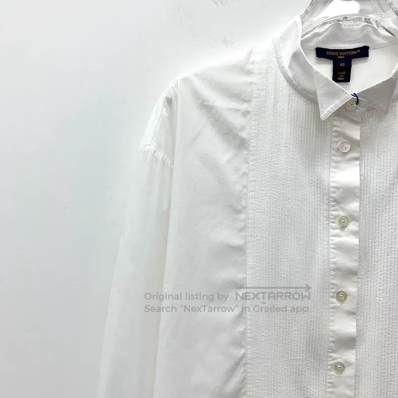 Louis Vuitton Louis Vuitton White logo embroidered cotton single-breaste Size US XS / EU 42 / 0 - 3 Thumbnail