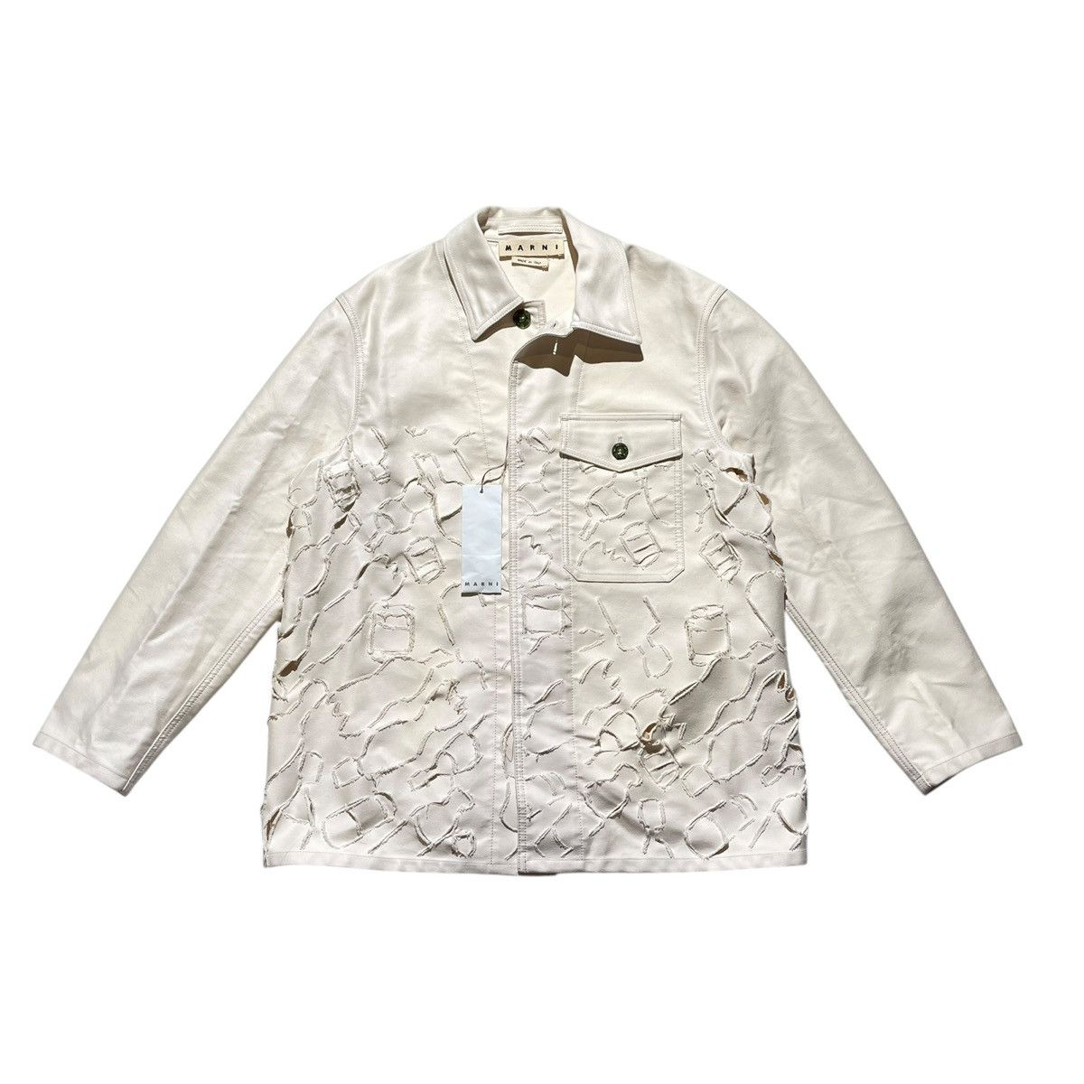 Marni Laser cut shredded Jacket Size US M / EU 48-50 / 2 - 1 Thumbnail