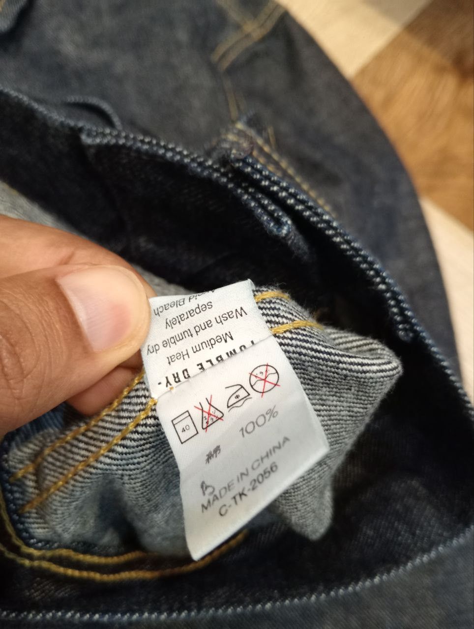LEE RIDERS UNION MADE SANFORIZED BLUE DENIM JACKET - SIZE 40