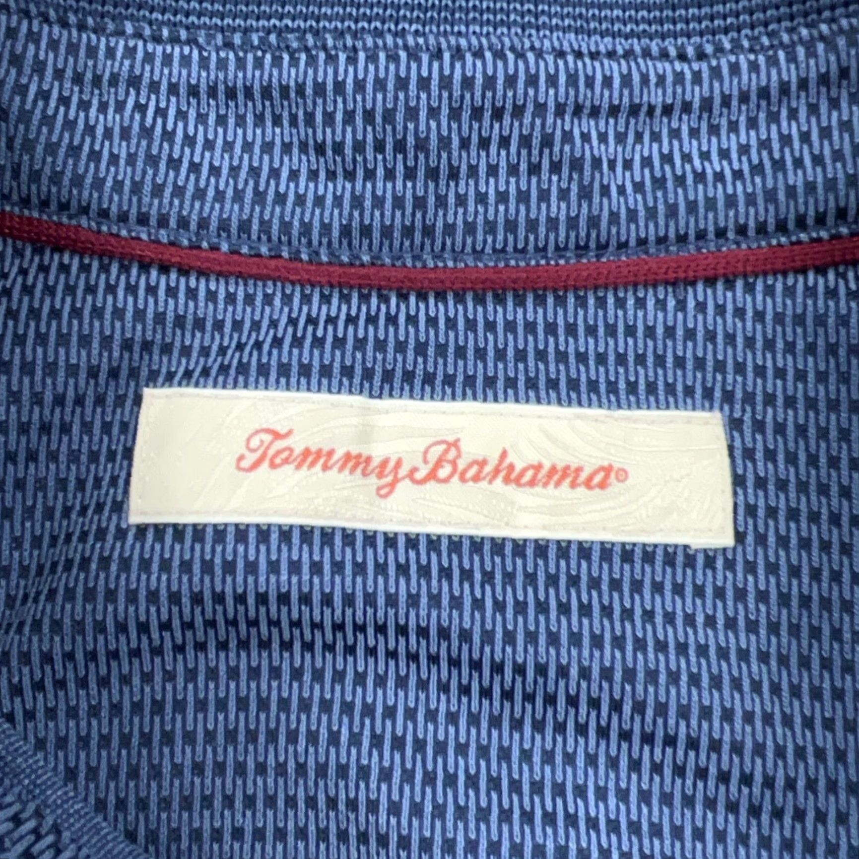 Tommy Bahama Tommy Bahama Polo Shirt Men Large Blue Navy Cotton Modal Golf Casual All Seasons Size US L / EU 52-54 / 3 - 4 Thumbnail