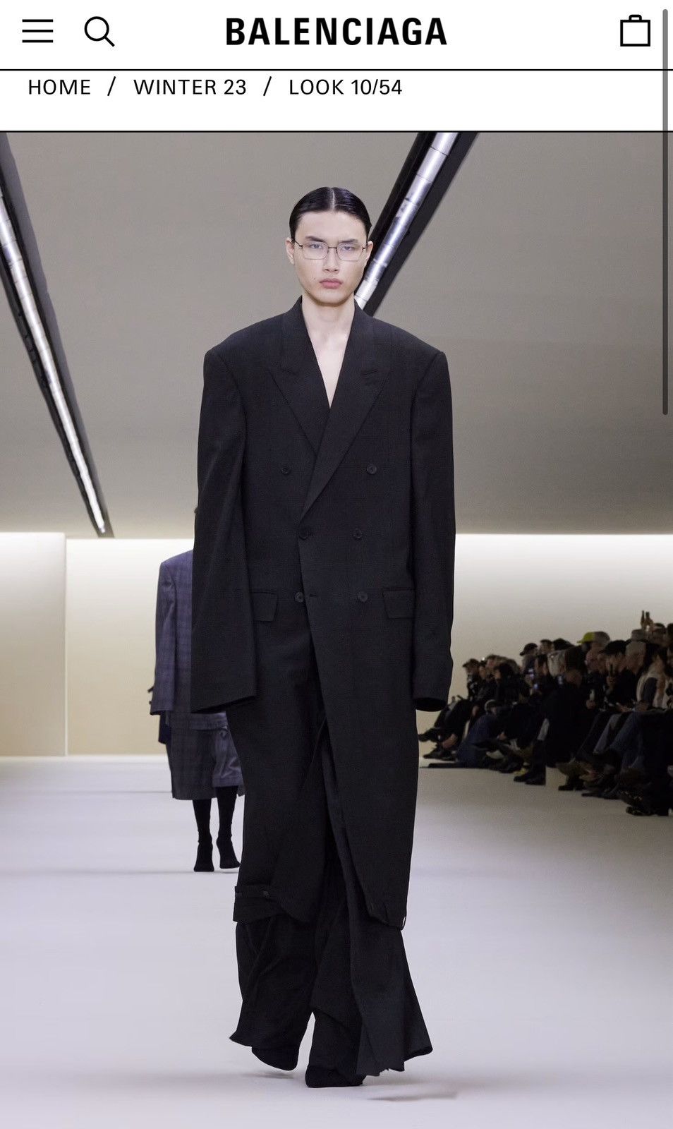 Balenciaga FW23 Runway Reconstructed Oversized Coat Size US L / EU 52-54 / 3 - 17 Thumbnail
