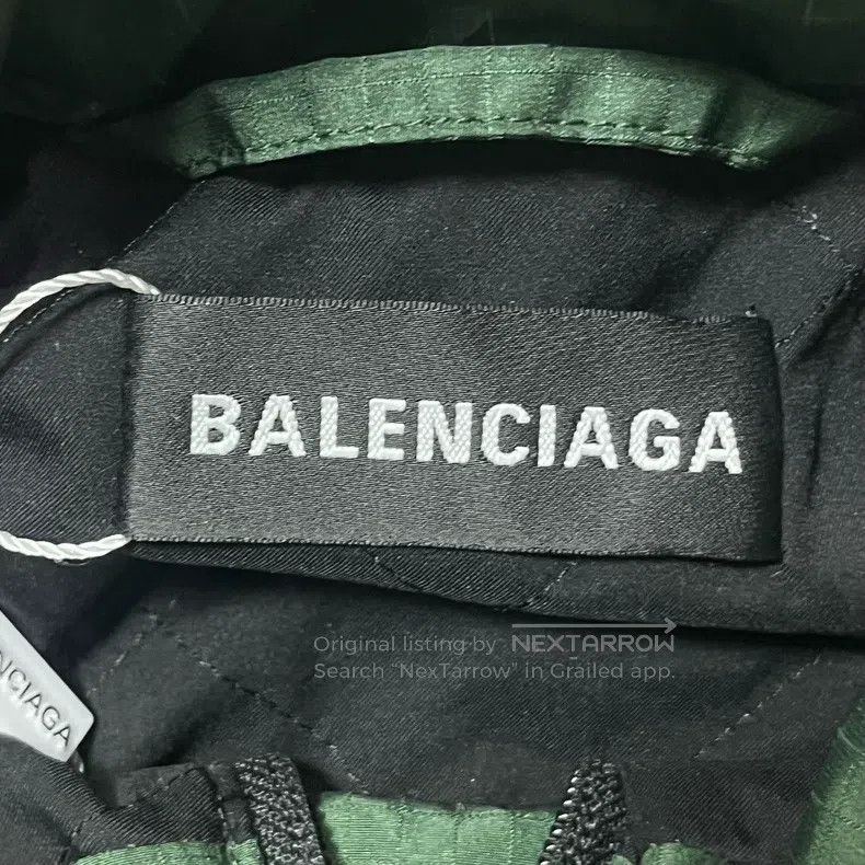 Balenciaga Balenciaga Embroidered Logo Reflective Striped Parka Jacke Size US S / EU 44-46 / 1 - 3 Thumbnail