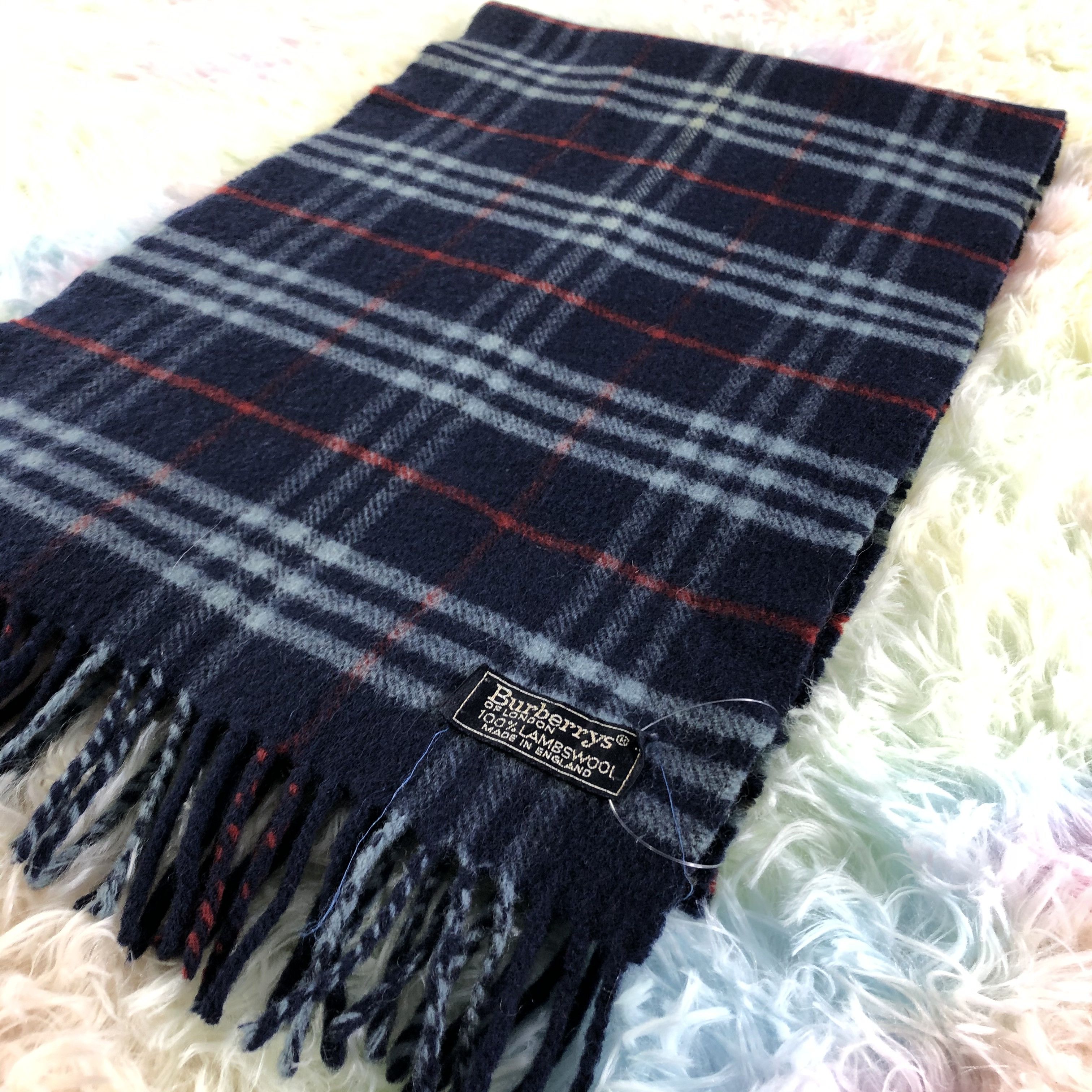 Burberry × Vintage Burberry Scarf / Muffler / Neckwear - KM58 Size ONE SIZE - 3 Thumbnail