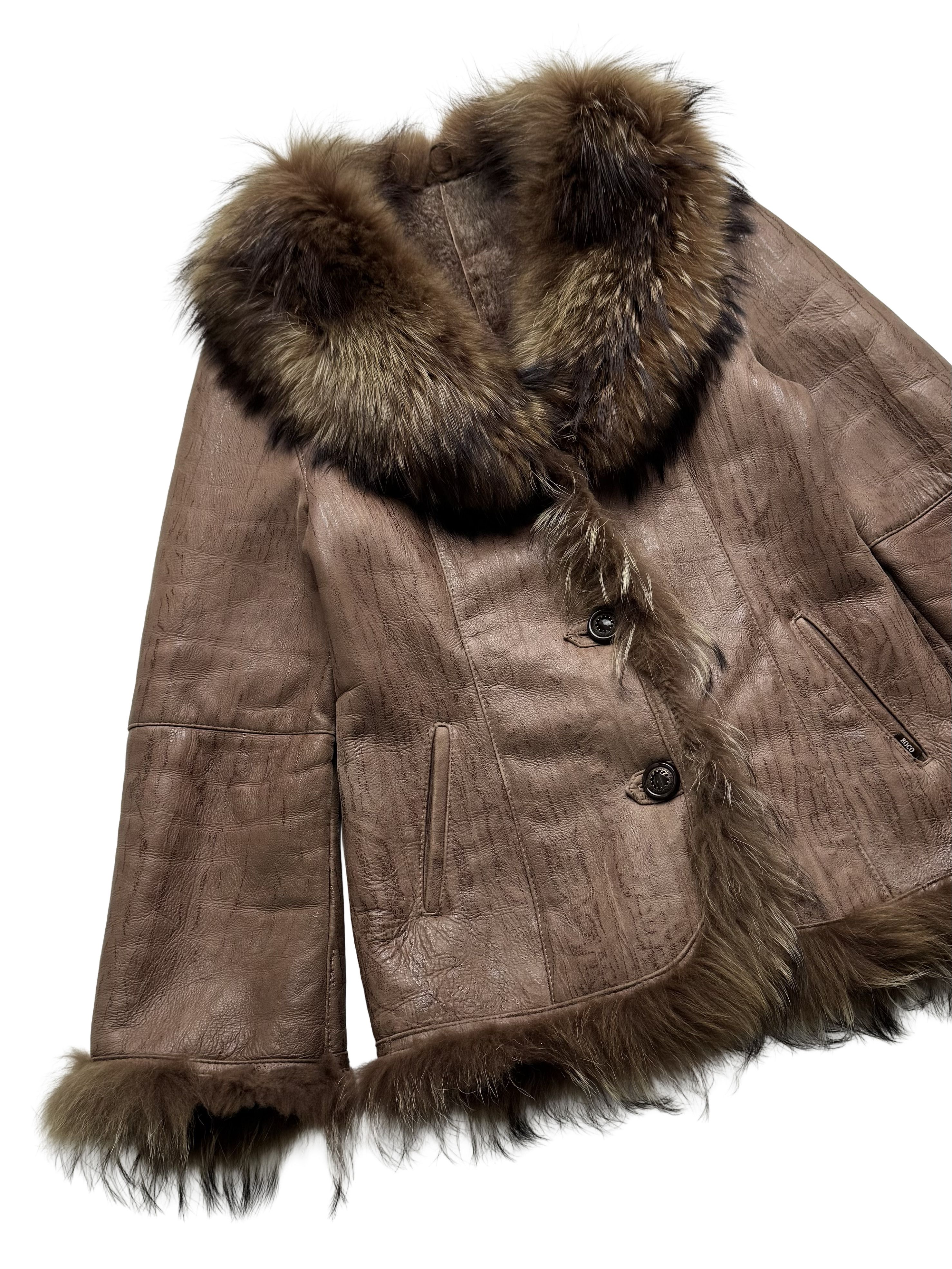 Vintage Vintage Real Lambskin Coat Size S / US 4 / IT 40 - 6 Thumbnail