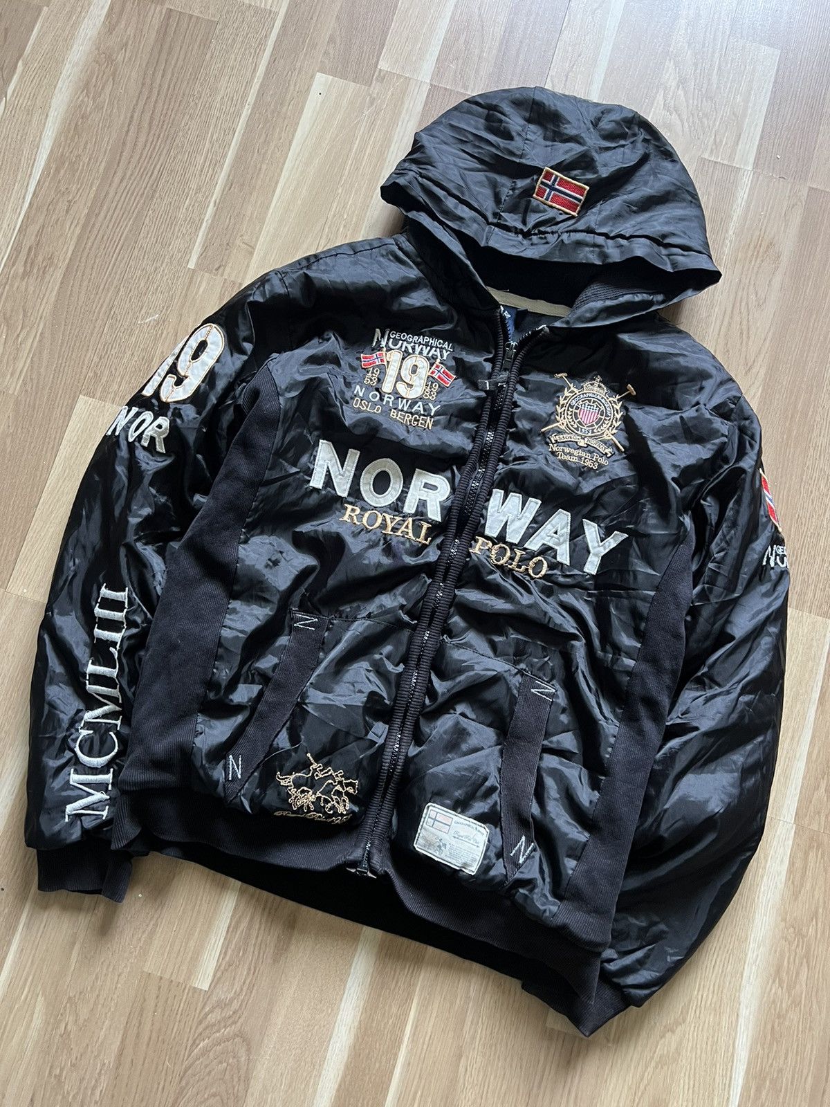 Polo Ralph Lauren Vintage ralph lauren style jacket big logo norway number 19 Size US L / EU 52-54 / 3 - 3 Thumbnail