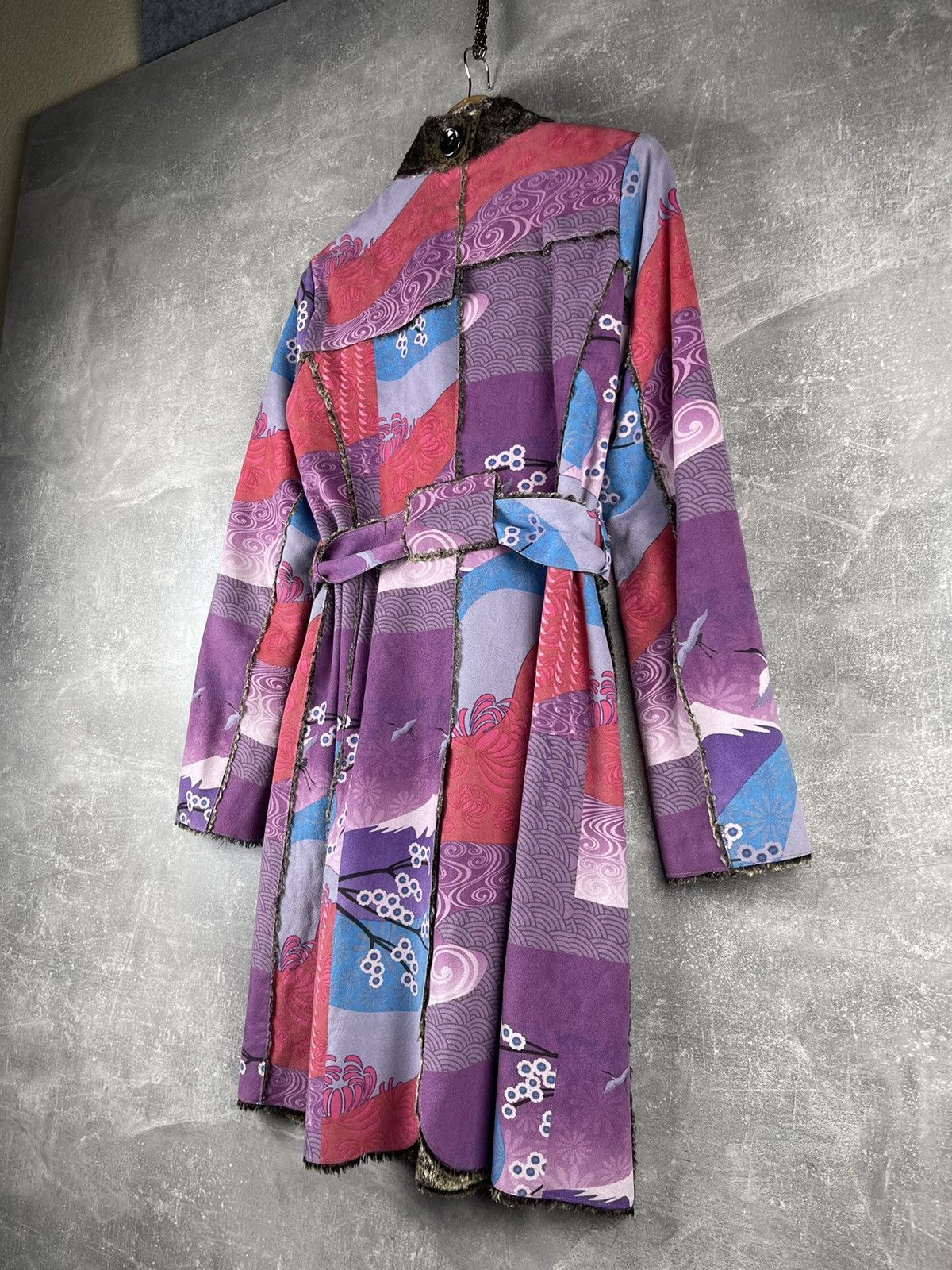 Custo Barcelona Custo Barcelona Vintage Graphic Faux Fur Lined Coat Size M / US 6-8 / IT 42-44 - 12 Thumbnail
