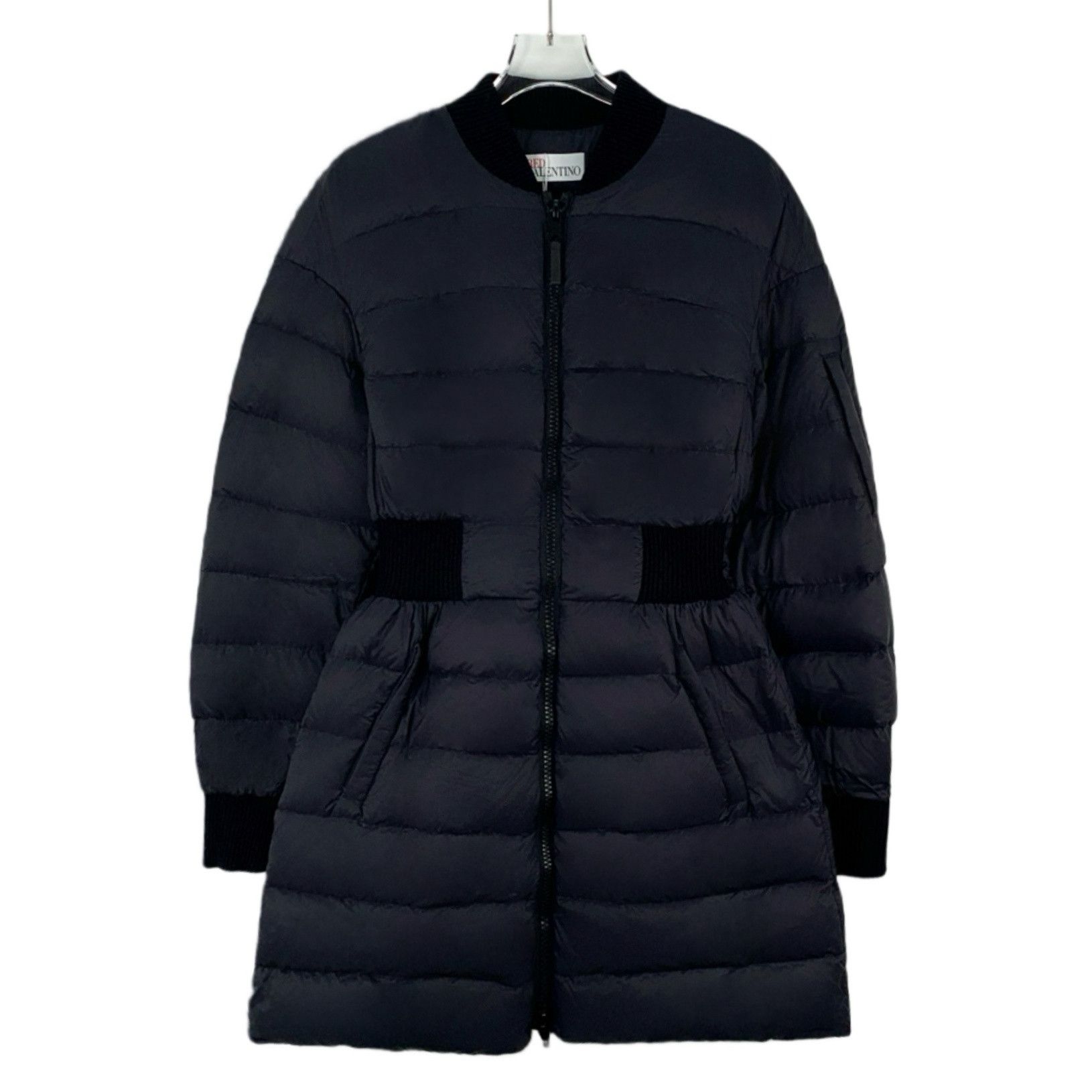 Valentino Black Fitted Down Jacket (Size 42)