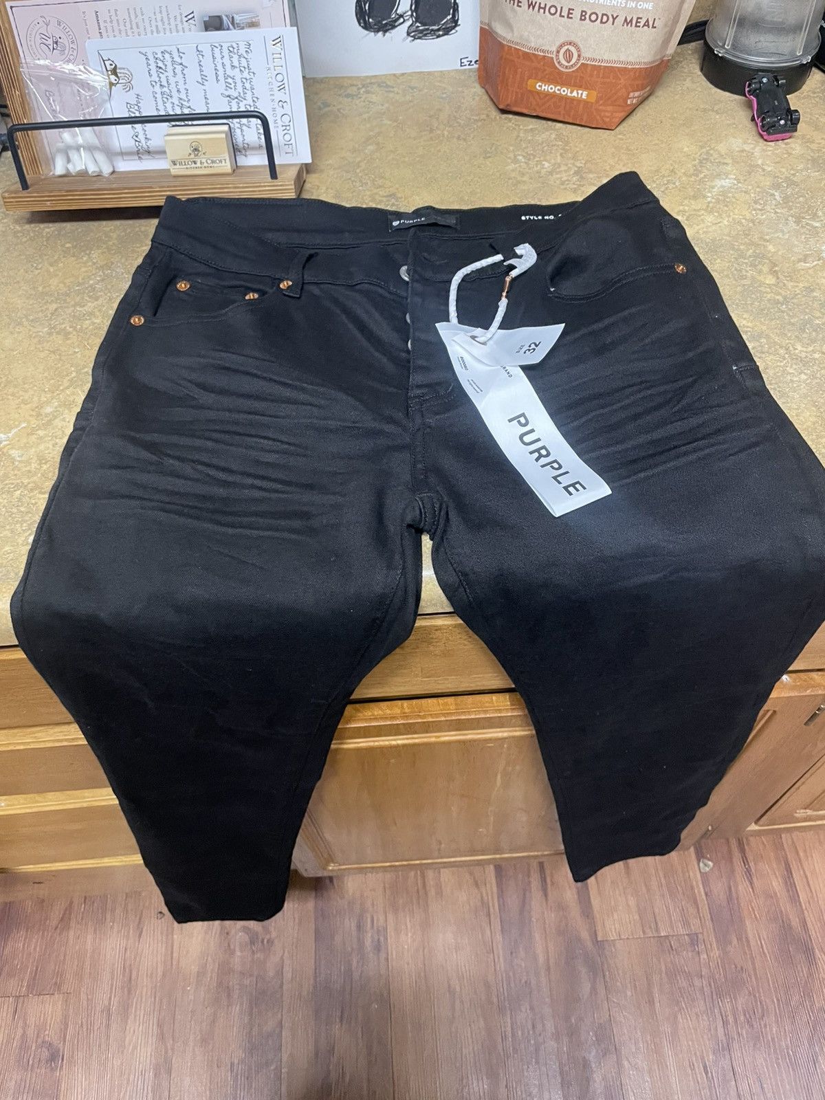 Purple Brand Purple Jeans (Black) Size US 32 / EU 48 - 3 Thumbnail