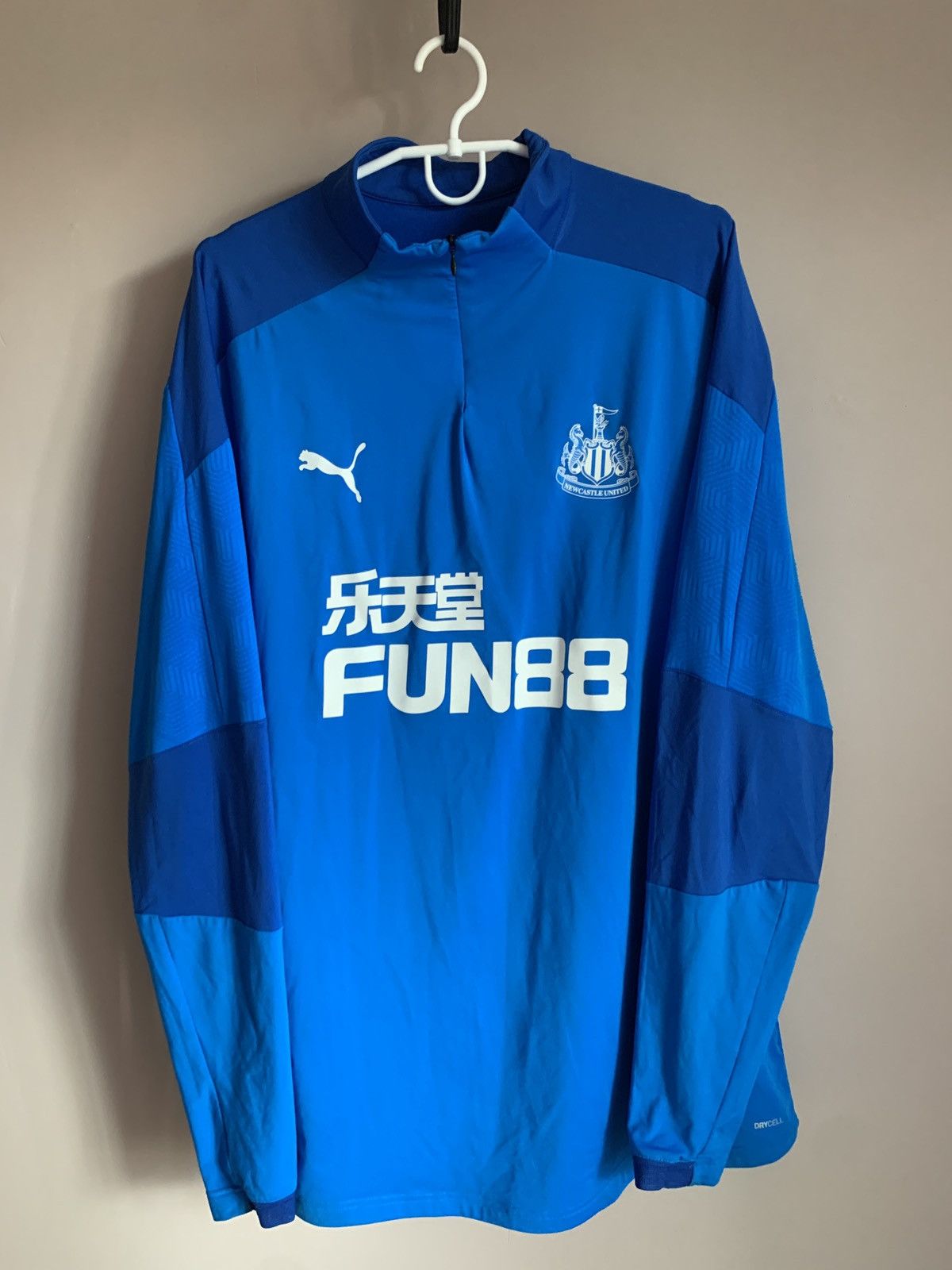 Puma Newcastle United 1/3 Zip Pullover Football Sweatshirt Puma Size US XXL / EU 58 / 5 - 1 Thumbnail