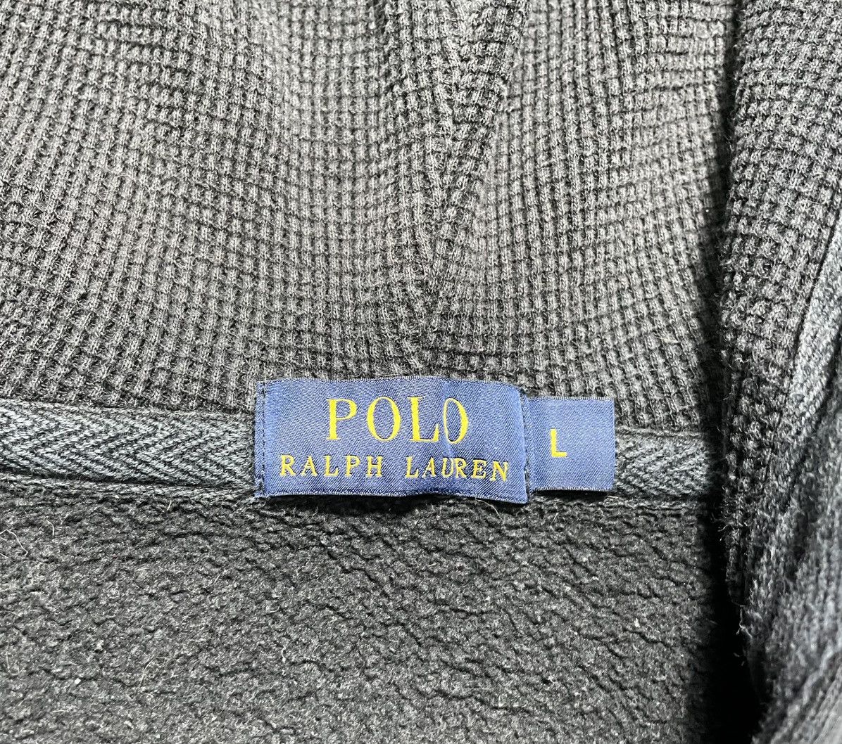 Polo Ralph Lauren Vintage Polo Ralph Lauren Black Full Zip Hoodie Hype PRL Y2K Size US L / EU 52-54 / 3 - 11 Thumbnail