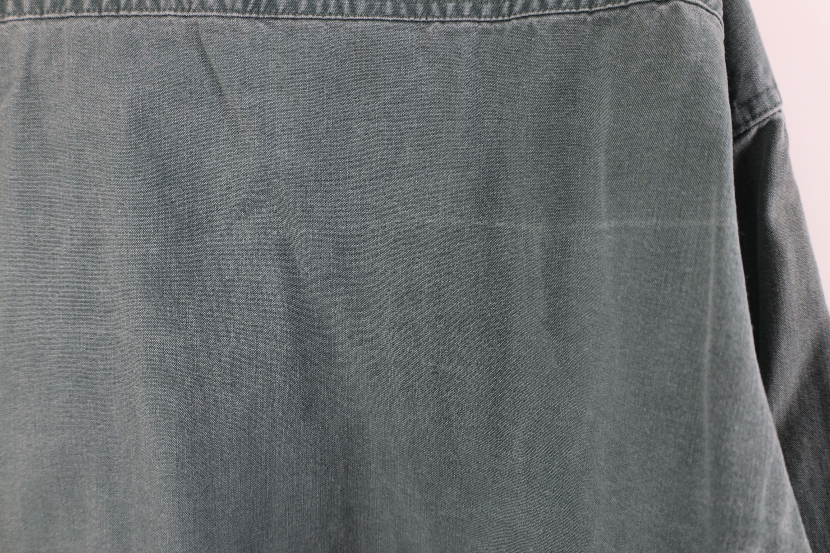 Carhartt Vintage 90s Carhartt Stonewash Canvas Button Down Shirt USA Size US XL / EU 56 / 4 - 13 Thumbnail