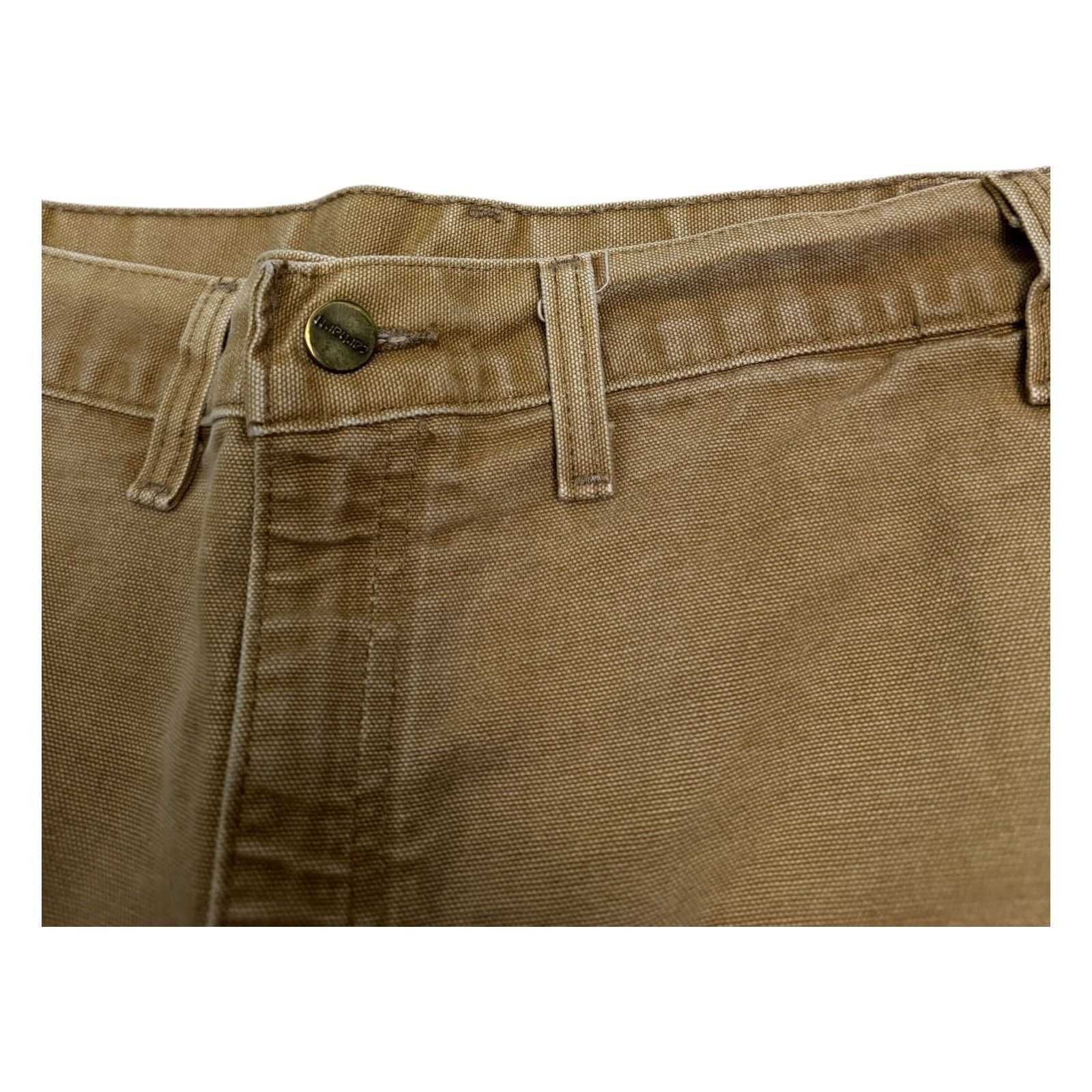 Carhartt CARHARTT Vintage 90s Work Wear Canvas Duck Denim Shorts 2XL Size US 42 / EU 58 - 4 Thumbnail