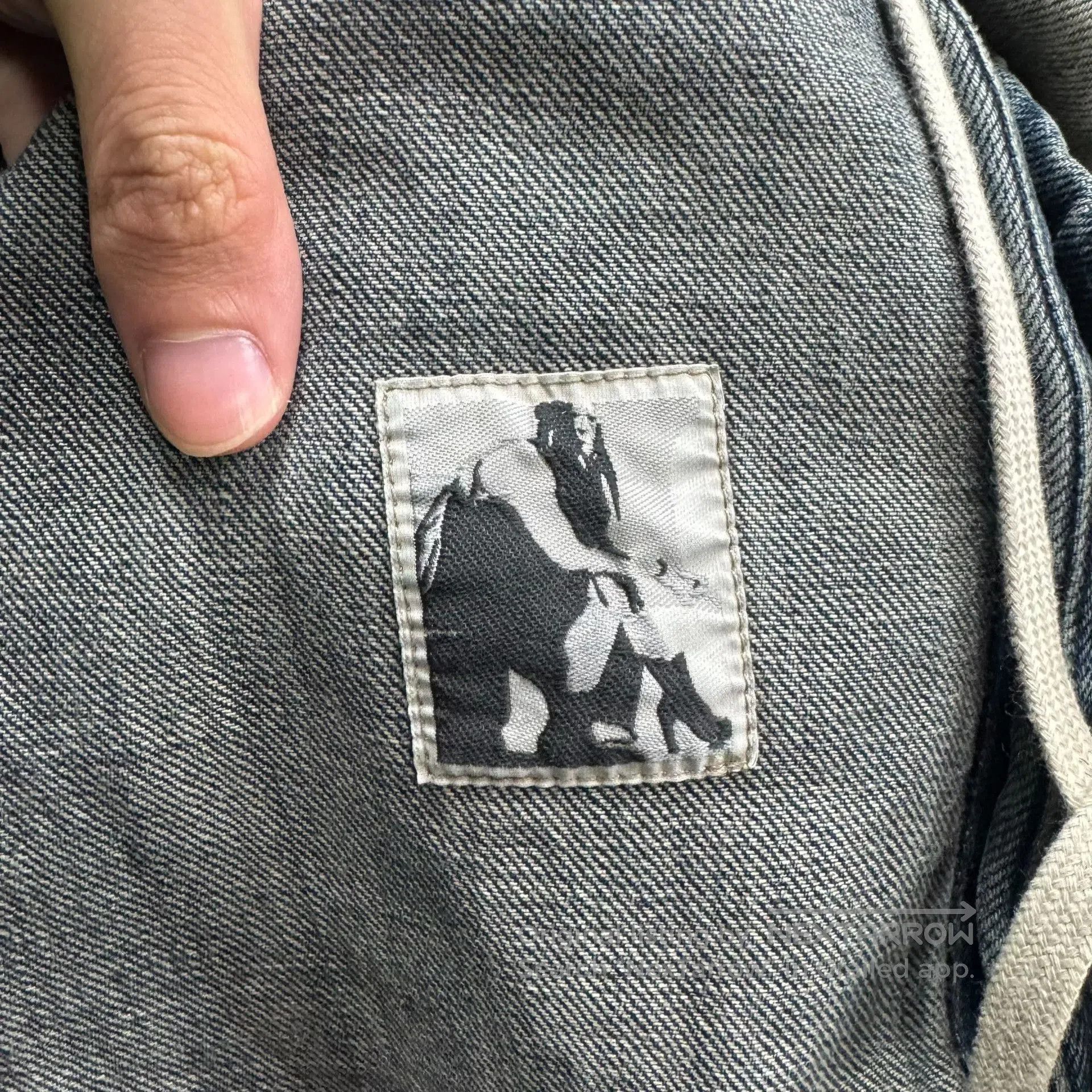 Rick Owens Rick Owens Gradient Denim Jacket. Size US M / EU 48-50 / 2 - 6 Thumbnail
