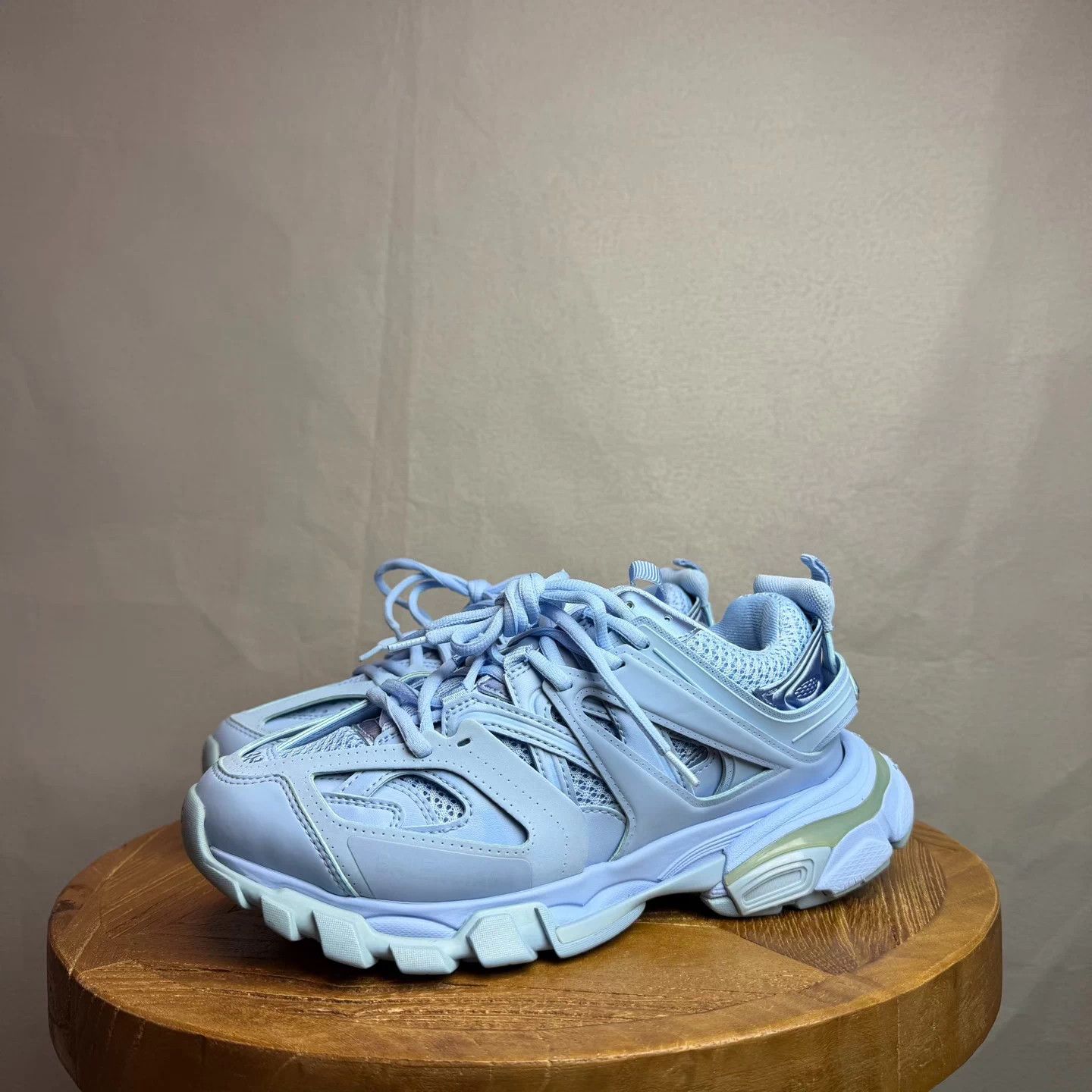 Balenciaga Balenciaga Track Dad Shoes Blue Size 38 98% New Size US 6 / EU 39 - 1 Thumbnail