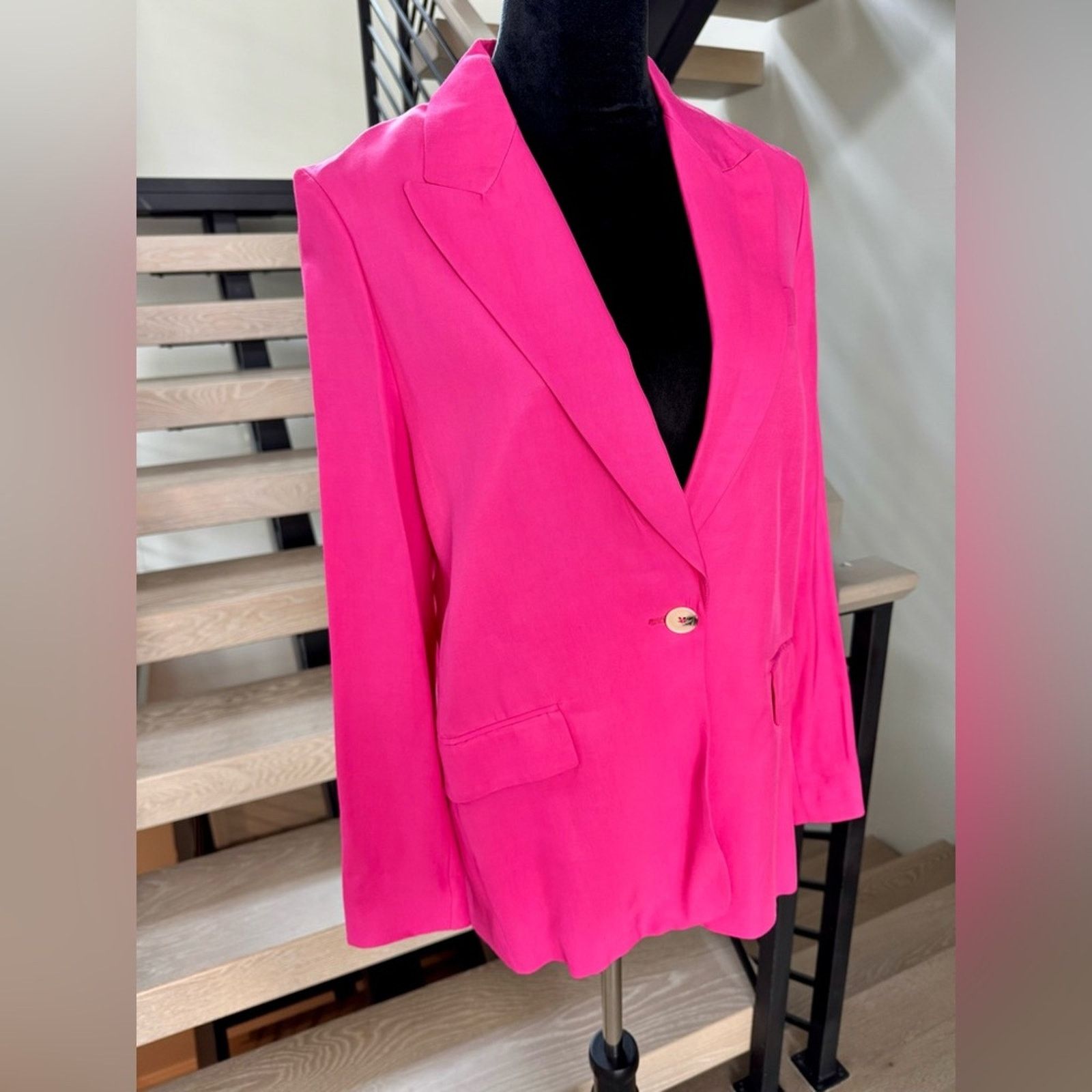 Other New Y2K Hot Pink Blazer Size S Size S / US 4 / IT 40 - 2 Thumbnail