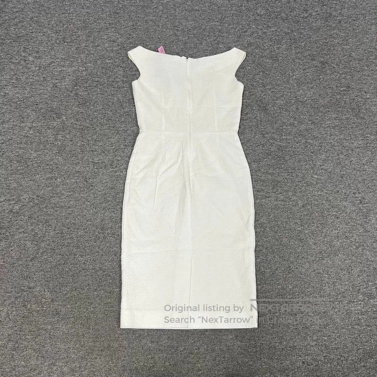 Dior Dior White Sleeveless Fitted Dress. Size XS / US 0-2 / IT 36-38 - 4 Thumbnail