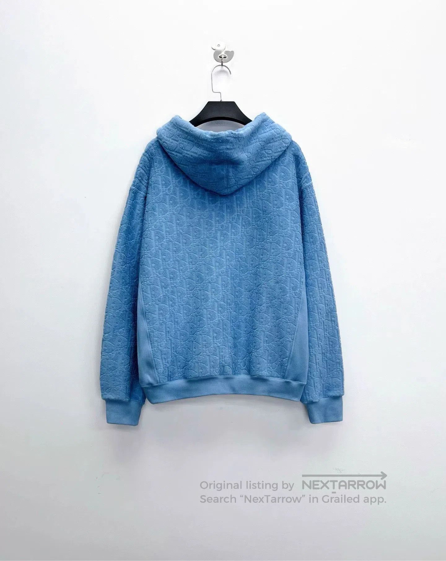 Dior Dior FW23 Oblique Blue Logo Hoodie. Size US M / EU 48-50 / 2 - 1 Thumbnail