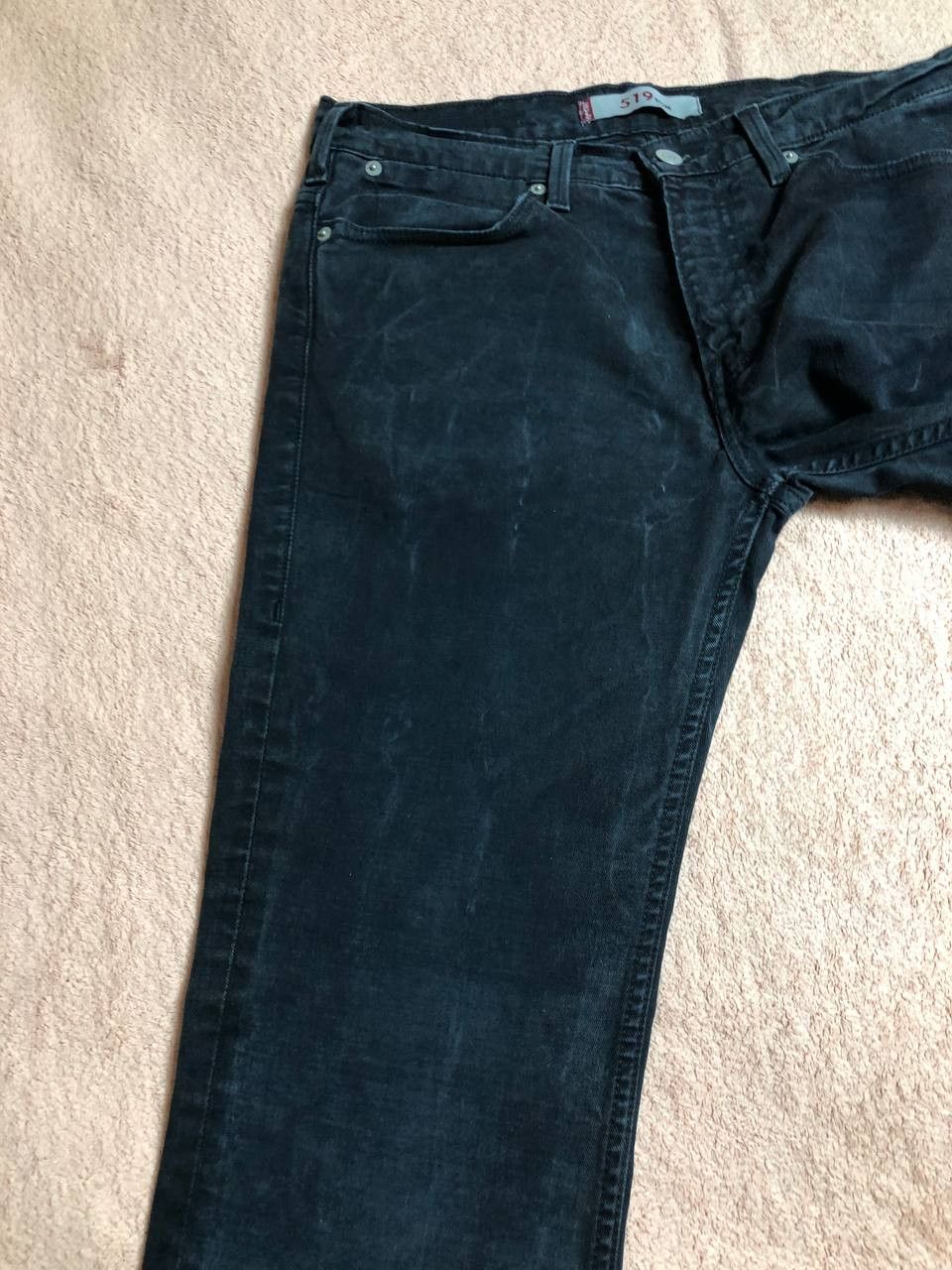 Levi's Vintage Levi's 519 Jeans Straight Leg Dark Wash Denim JEANS Size US 32 / EU 48 - 6 Thumbnail