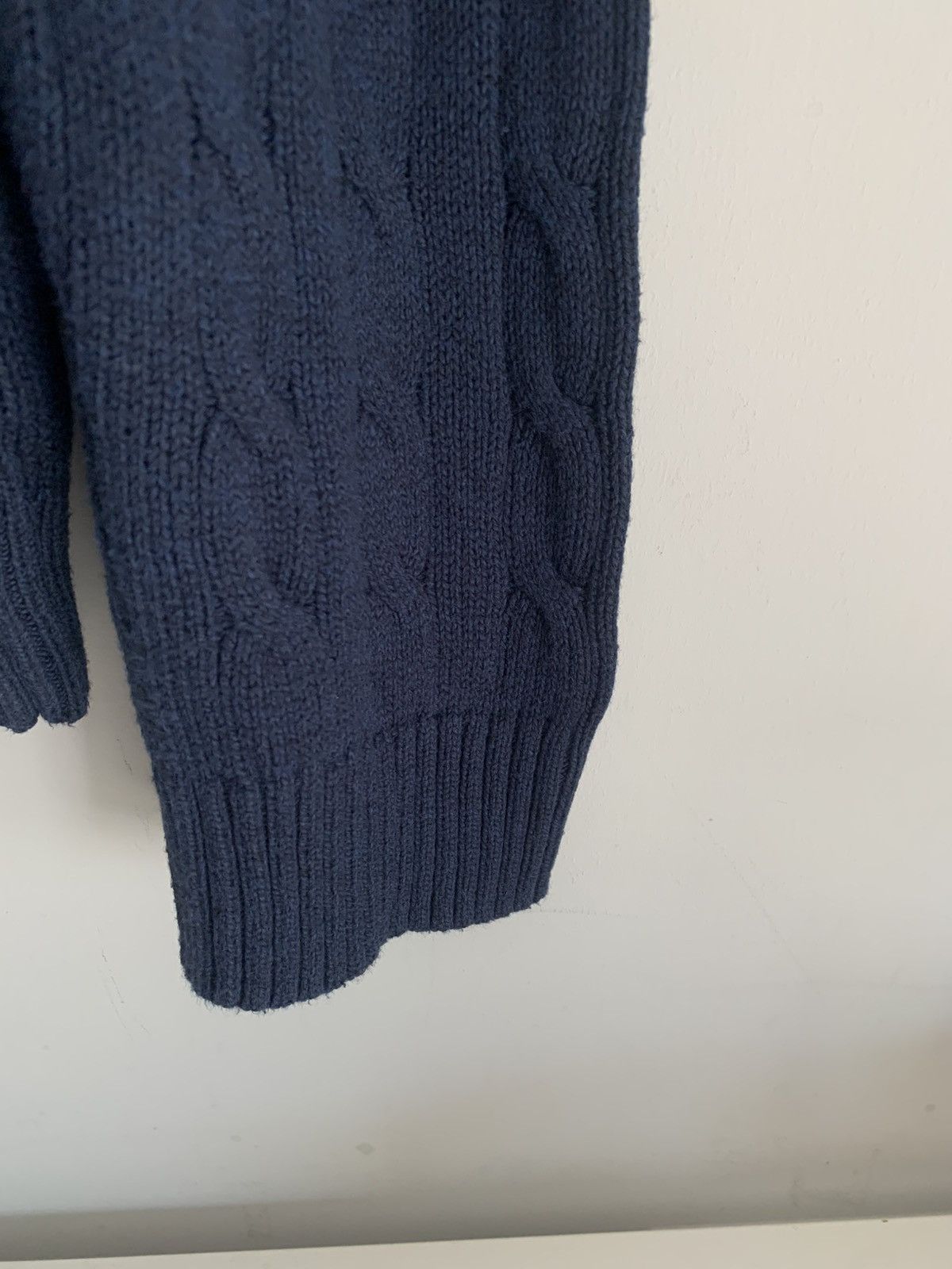 Polo Ralph Lauren Polo Ralph Lauren Navy Cable Knit Cotton Sweater XXL Size US XXL / EU 58 / 5 - 5 Thumbnail