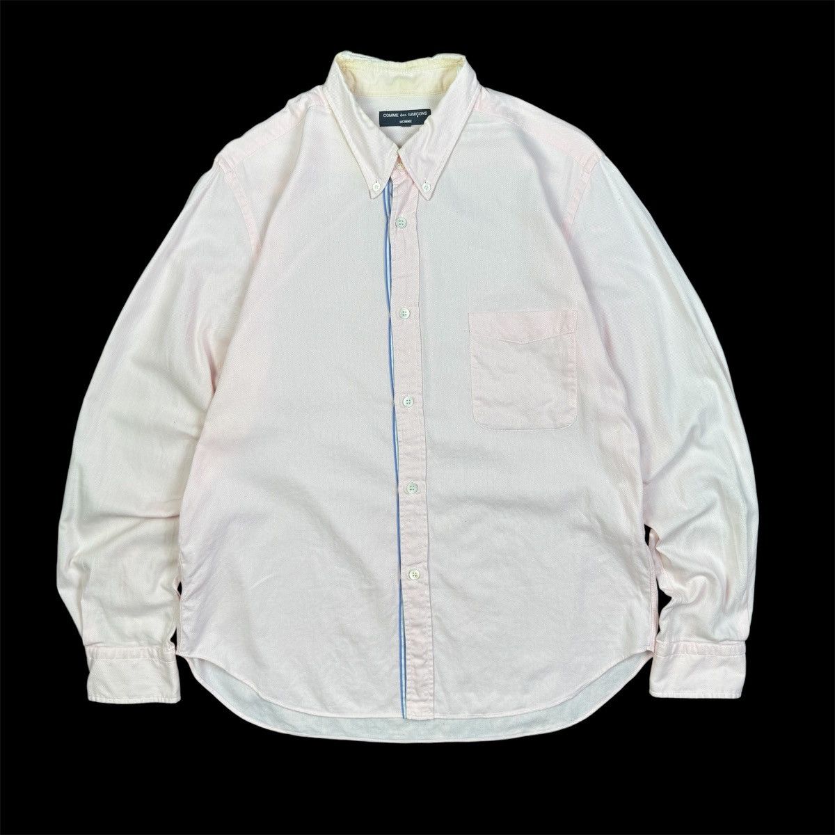 Comme des Garcons Comme des Garcons Homme Distressed Collar Shirt Size US S / EU 44-46 / 1 - 1 Thumbnail