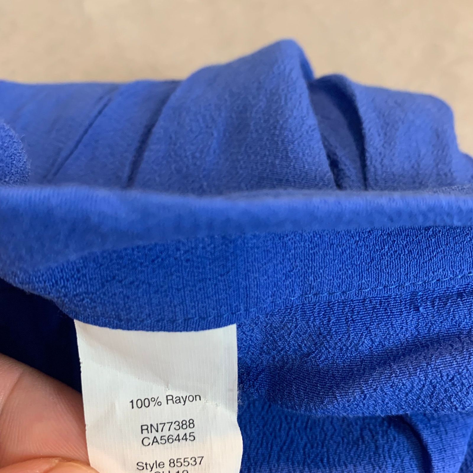 Madewell Madewell Typeset Trouser Blue Drapey Pleated Ankle Pants 2 Size 26" / US 2 / IT 38 - 5 Thumbnail