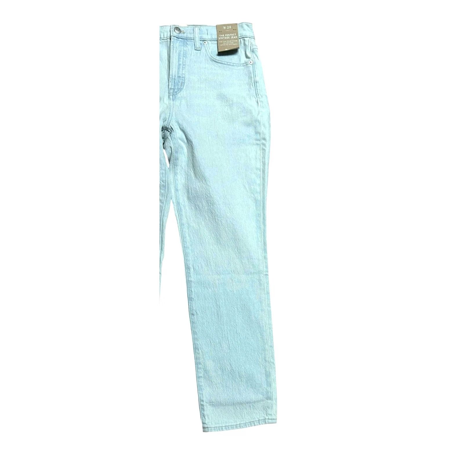 Madewell Madewell Jeans Women 28 Blue Denim The Perfect Vintage Jean Tapered Leg NWT New Jeans Size 28" / US 6 / IT 42 - 4 Thumbnail