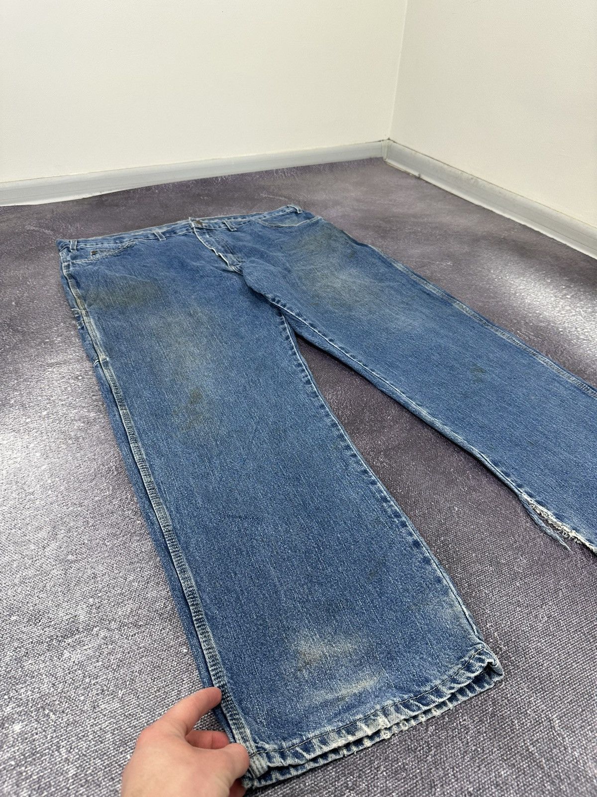 Dickies Vintage Dickies Baggy Denim Carpenter Opium USA Work Pants Size US 44 / EU 60 - 10 Thumbnail