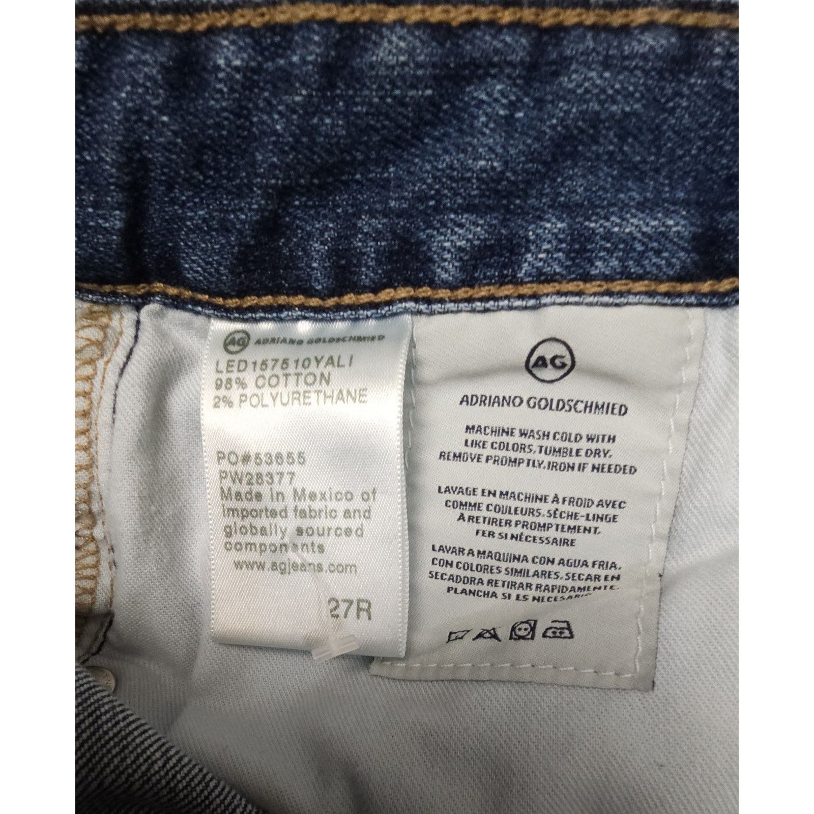 AG Adriano Goldschmied AG ED The Ex-Boyfriend Slim Slouchy In 10 Years Alliance Size 27" / US 4 / IT 40 - 7 Thumbnail