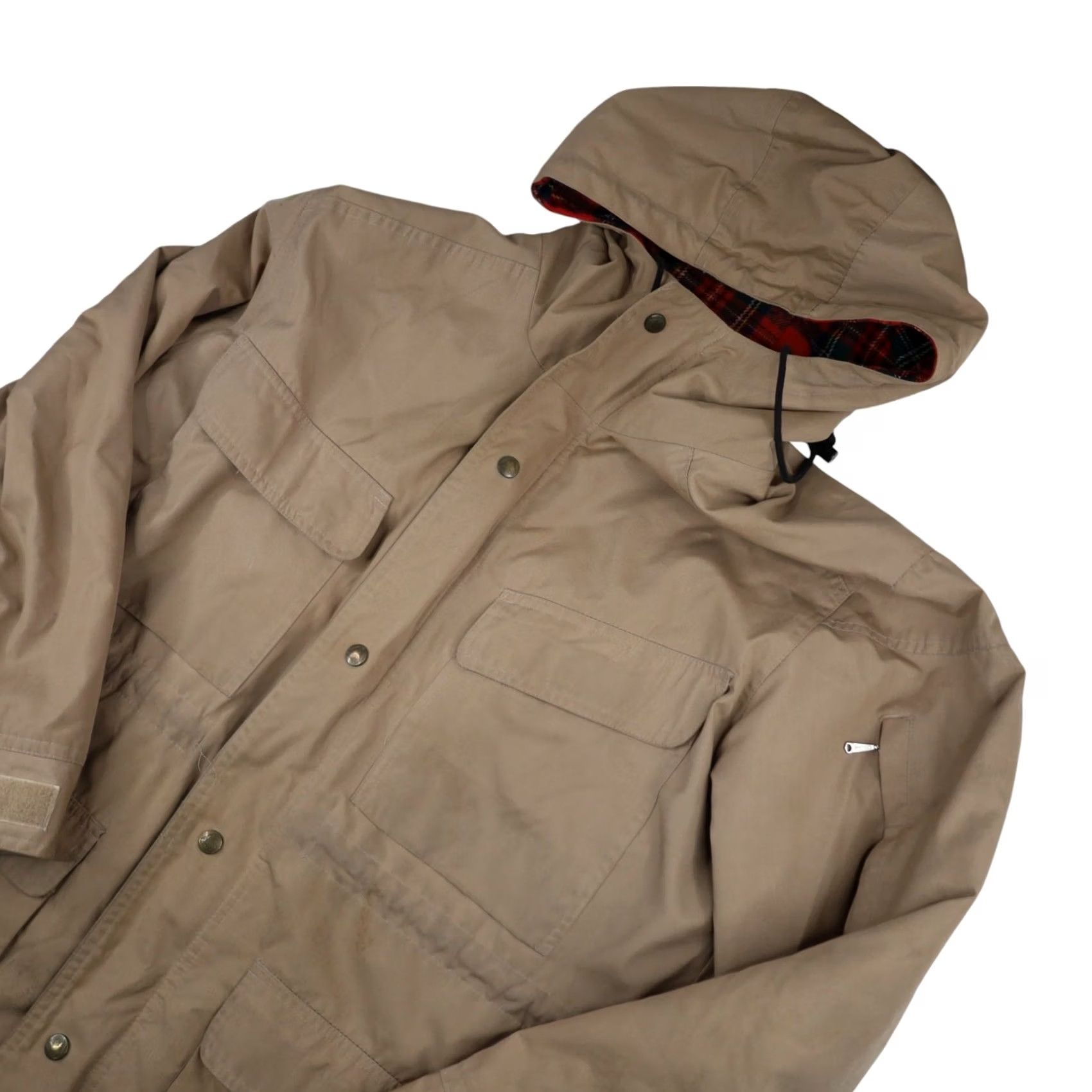 Vintage VINTAGE Pacific Trail Jacket Parka Mens Large Tan Flannel Lined Coat Size US L / EU 52-54 / 3 - 2 Thumbnail