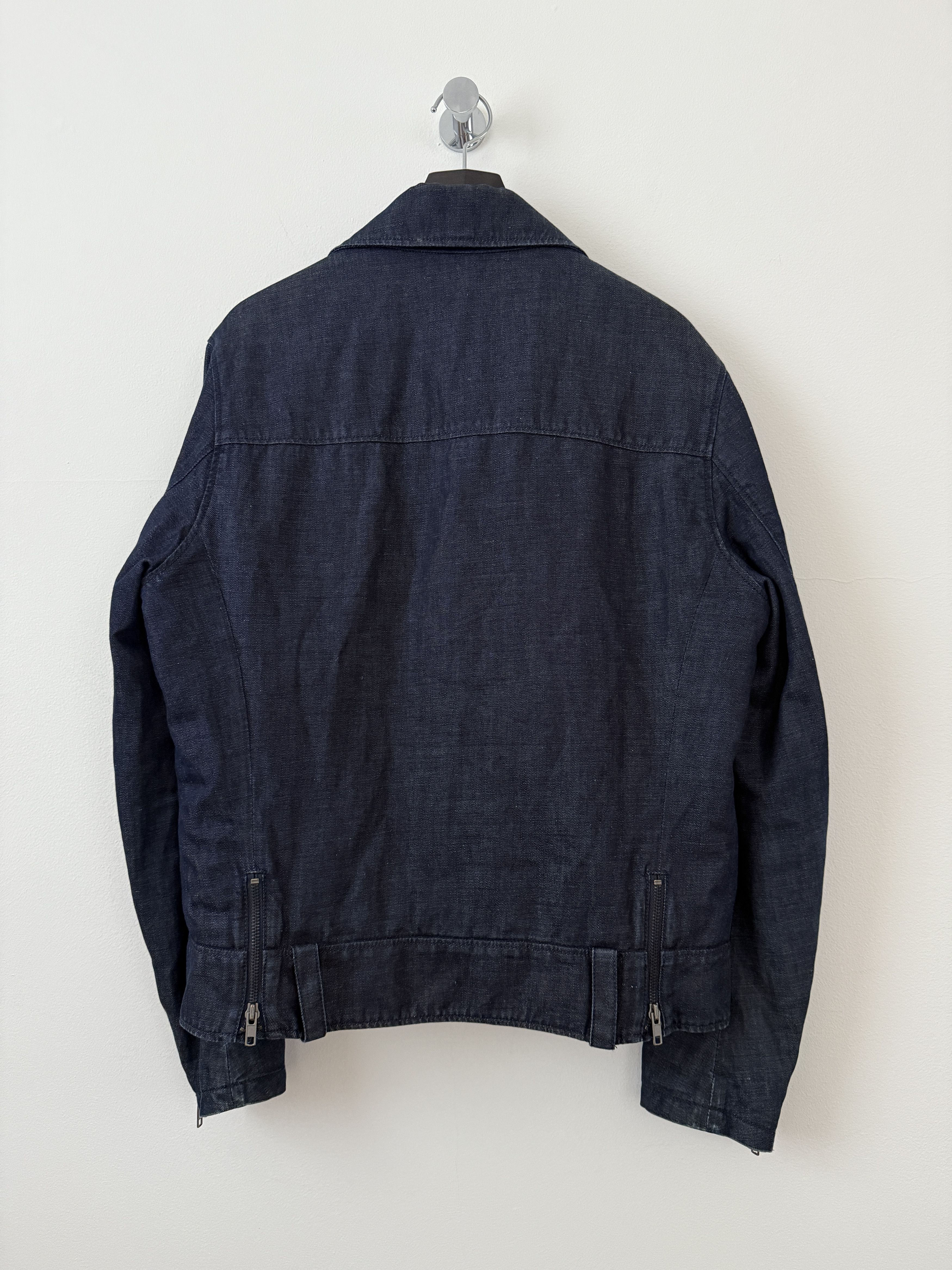 Maison Margiela 2011 Replica Denim Perfecto Moto Jacket Size US M / EU 48-50 / 2 - 3 Thumbnail