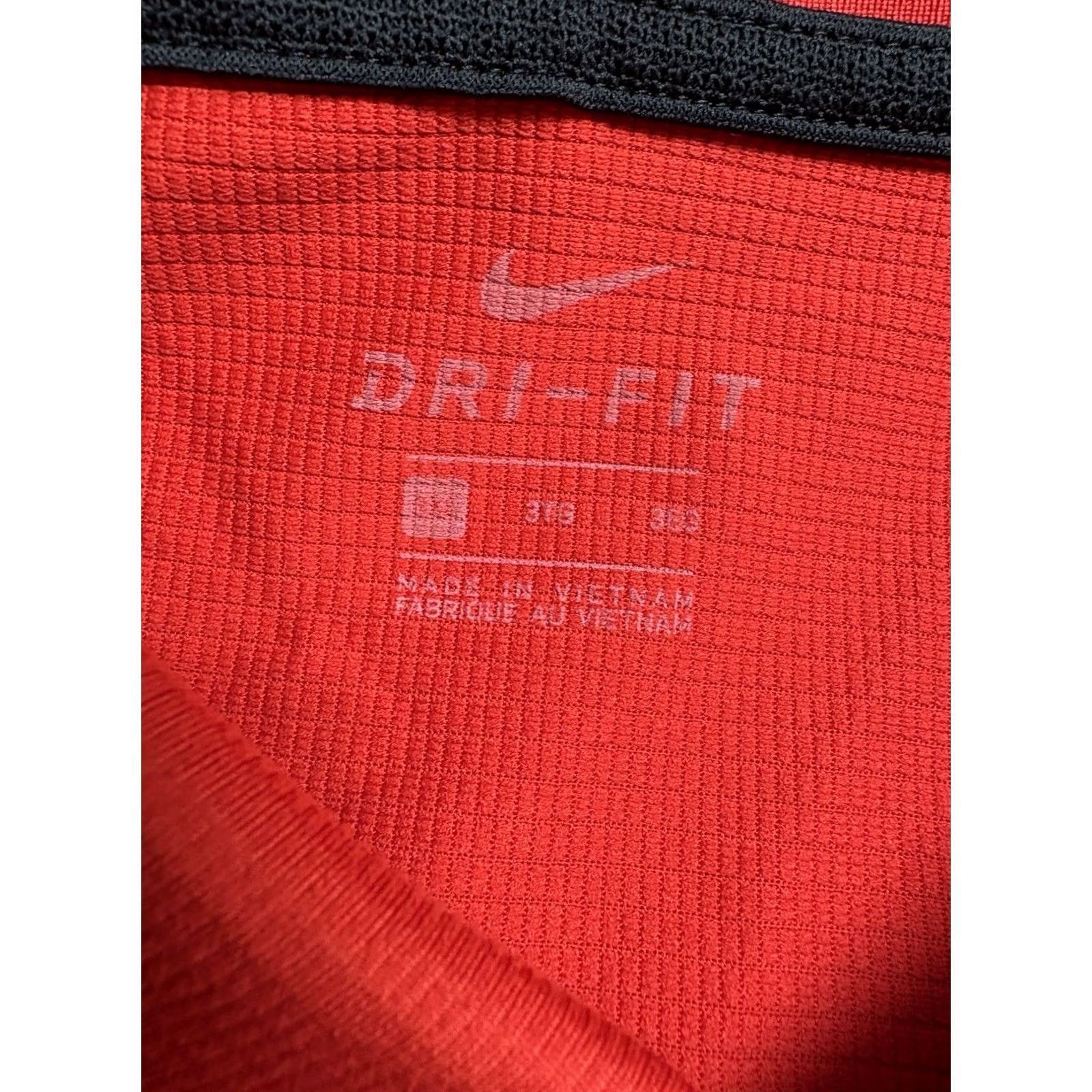 Nike Nike Polo Shirt Mens 3XL Red Dri-FIT Solid Golf Casual Top Size US XXL / EU 58 / 5 - 7 Thumbnail