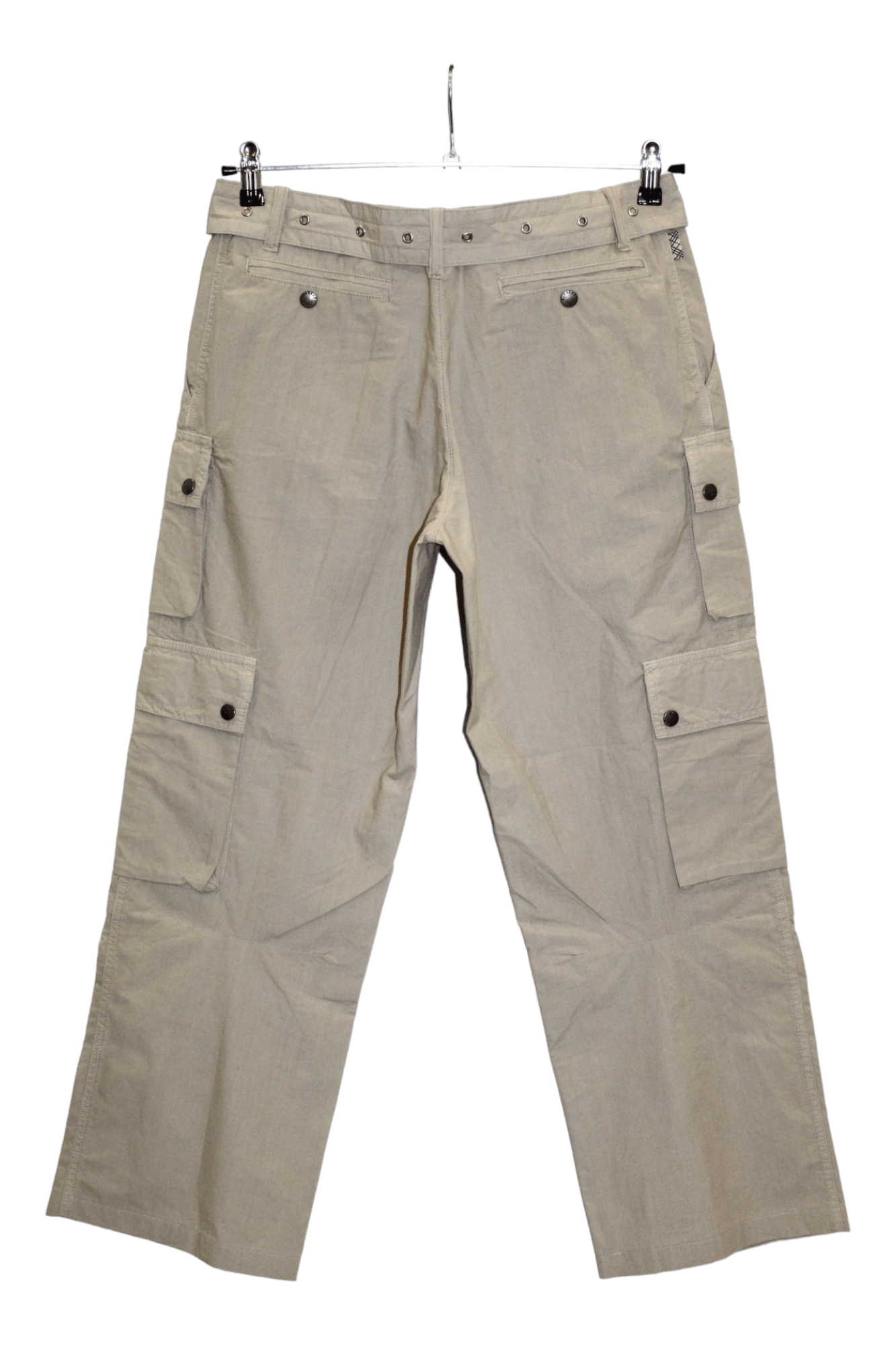 Burberry Burberry London Belted Multipockets Wide-leg Parachute Pants Size US 32 / EU 48 - 2 Thumbnail