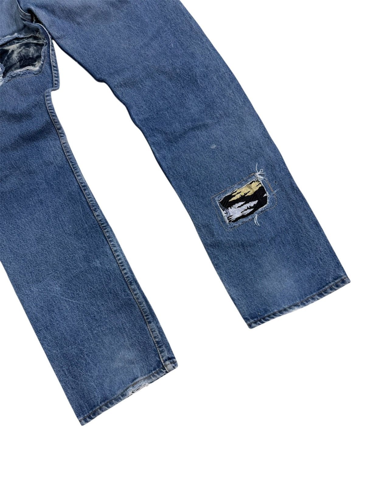 Levi's VINTAGE 90s LEVI’S 501 DISTRESSED JEANS Size US 30 / EU 46 - 7 Thumbnail