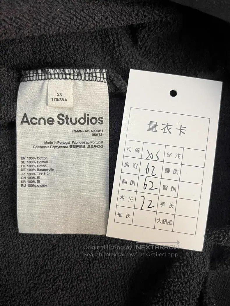Acne Studios Acne Studios Logo letter embroidery long-sleeve hooded swe Size US XS / EU 42 / 0 - 4 Thumbnail