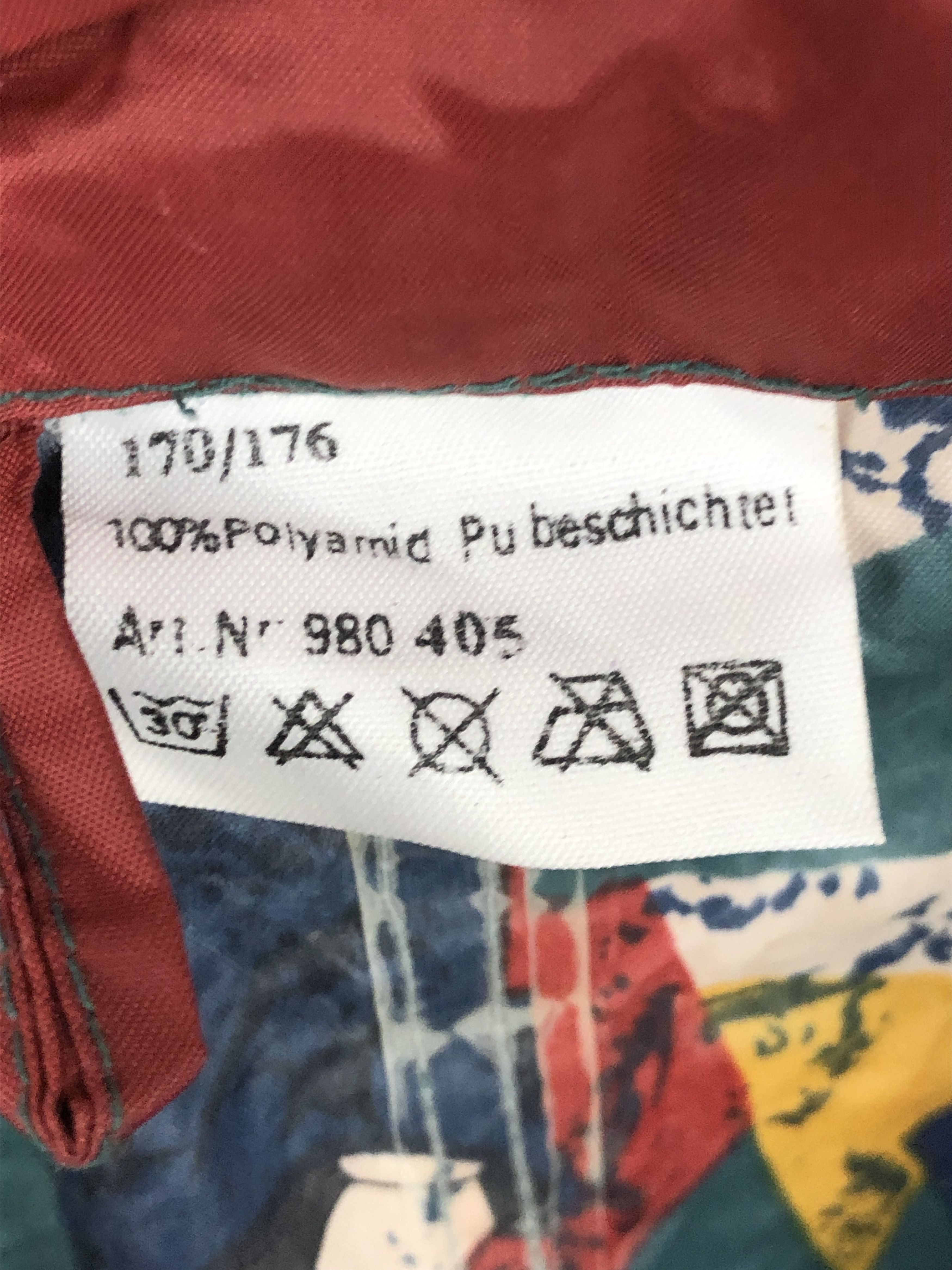 Vintage 90s Vintage Women's Abstract Rain Jacket - M Size M / US 6-8 / IT 42-44 - 5 Thumbnail