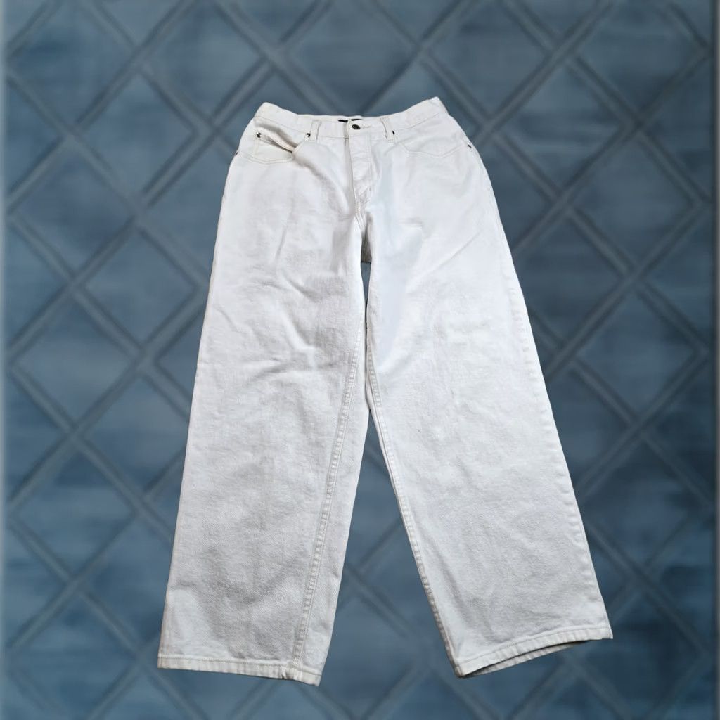 Anchor Blue Anchor Blue Beyond Baggy Jeans 90s Straight Denim White 31x29 Men's Jeans Baggy 5-Pocket Denim Cotton Relaxed Vintage 90s Grunge Baggy Jeans Shoes? Size US 31 - 1 Thumbnail