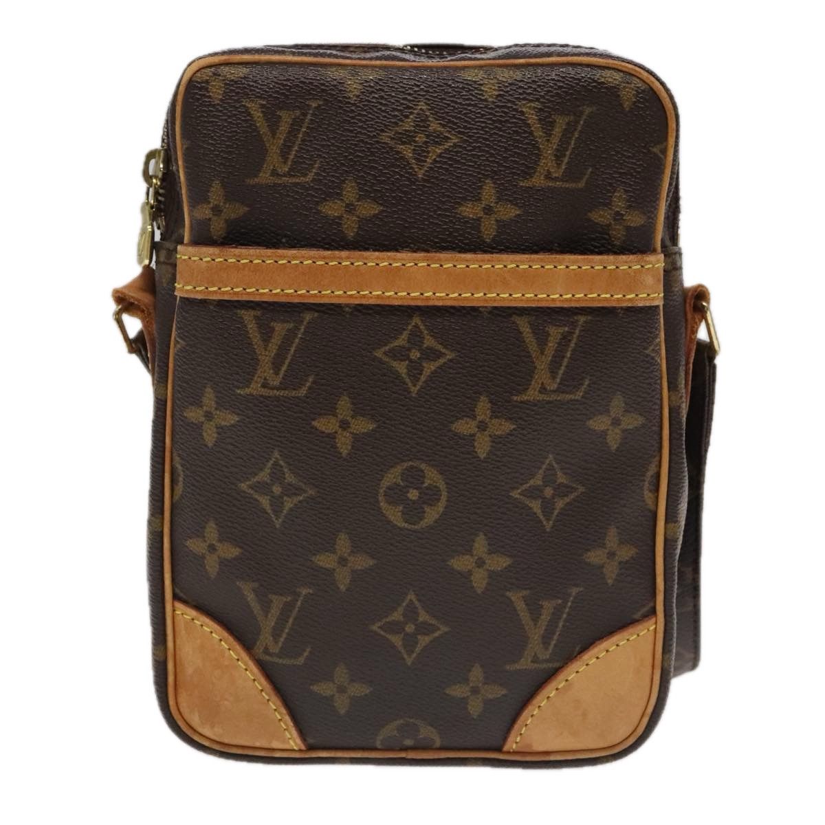 Louis Vuitton Danube Brown Canvas Shoulder Bag (Pre-Owned) Size ONE SIZE - 1 Thumbnail
