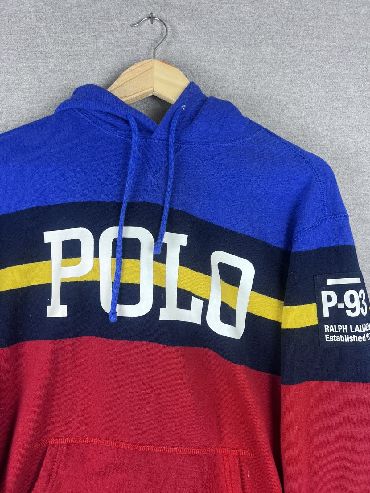 Polo Ralph Lauren Polo Ralph Lauren P-93 Spell Out Striped Hoodie Men’s XS Size US XS / EU 42 / 0 - 1 Thumbnail