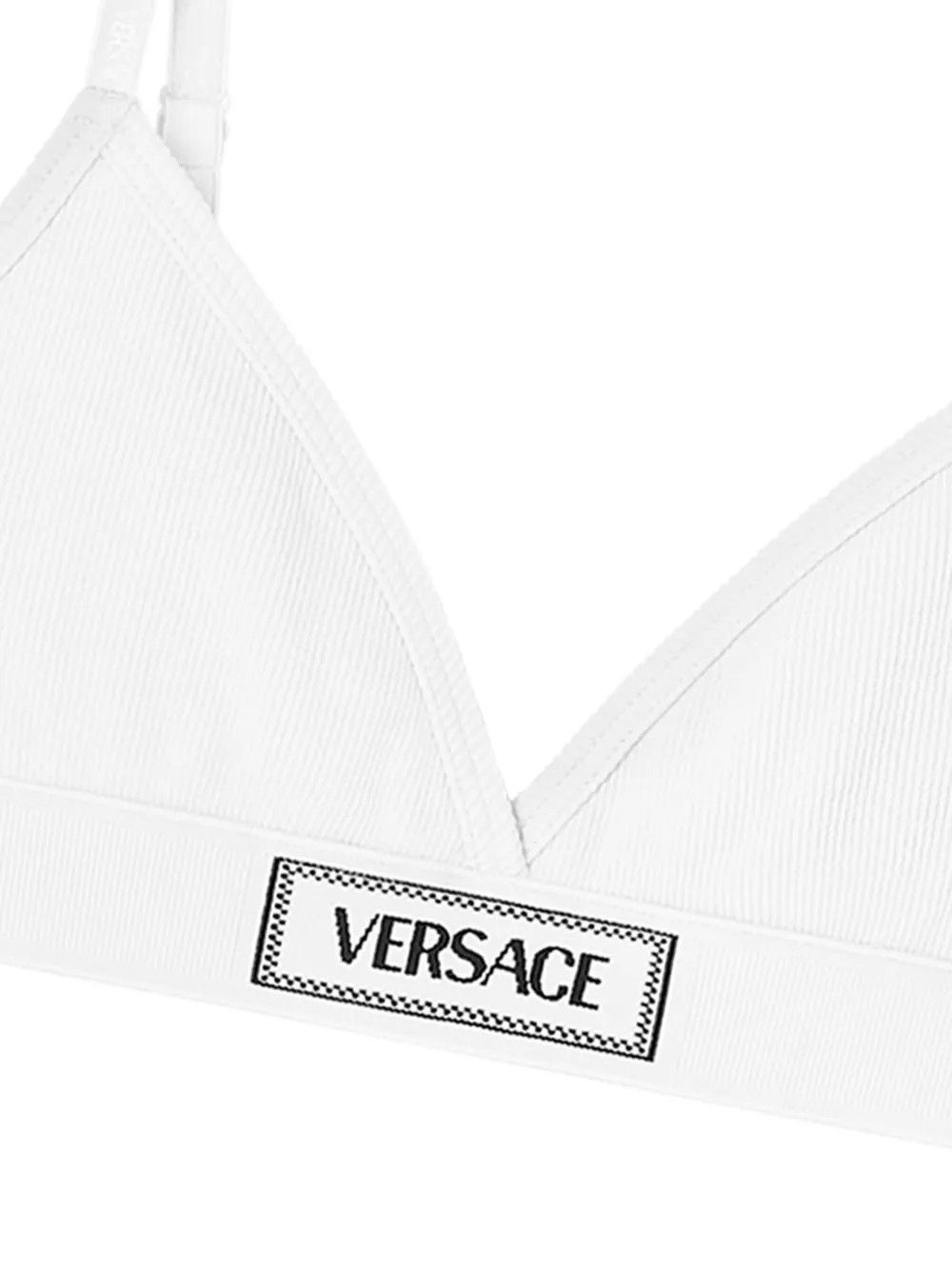 Versace o1y0226 Size : 2 US Logo Triangle Bra in White Size ONE SIZE - 2 Thumbnail