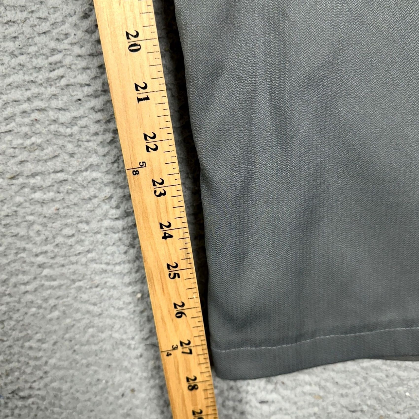Under Armour Under Armour Golf Chino Pants Men 36 Gray Herringbone Logo Performance Workwear Straight Size US 36 / EU 52 - 6 Thumbnail