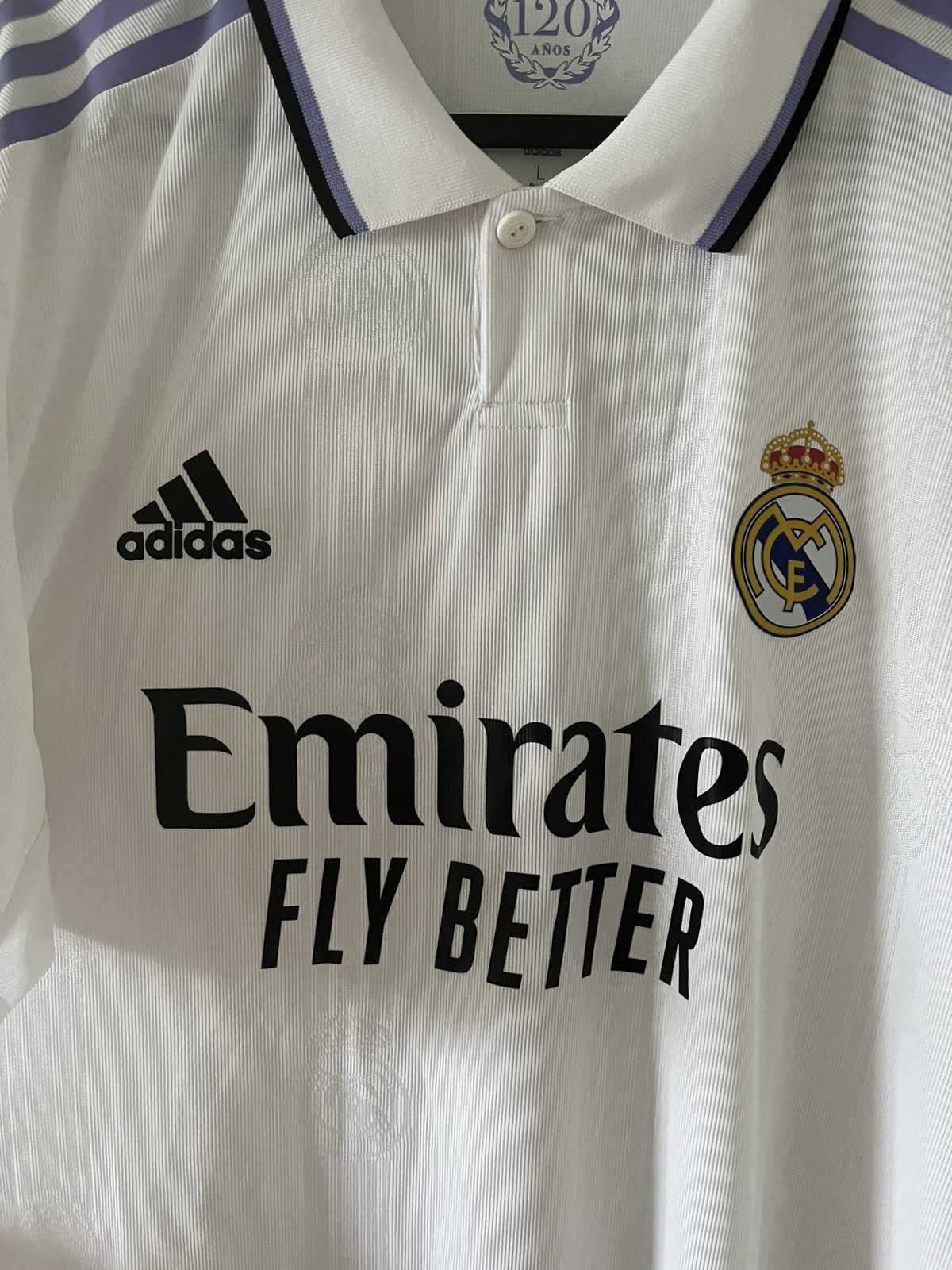 Real Madrid adidas 2022/2023 domowa Benzema Authentic — zdjęcie 5