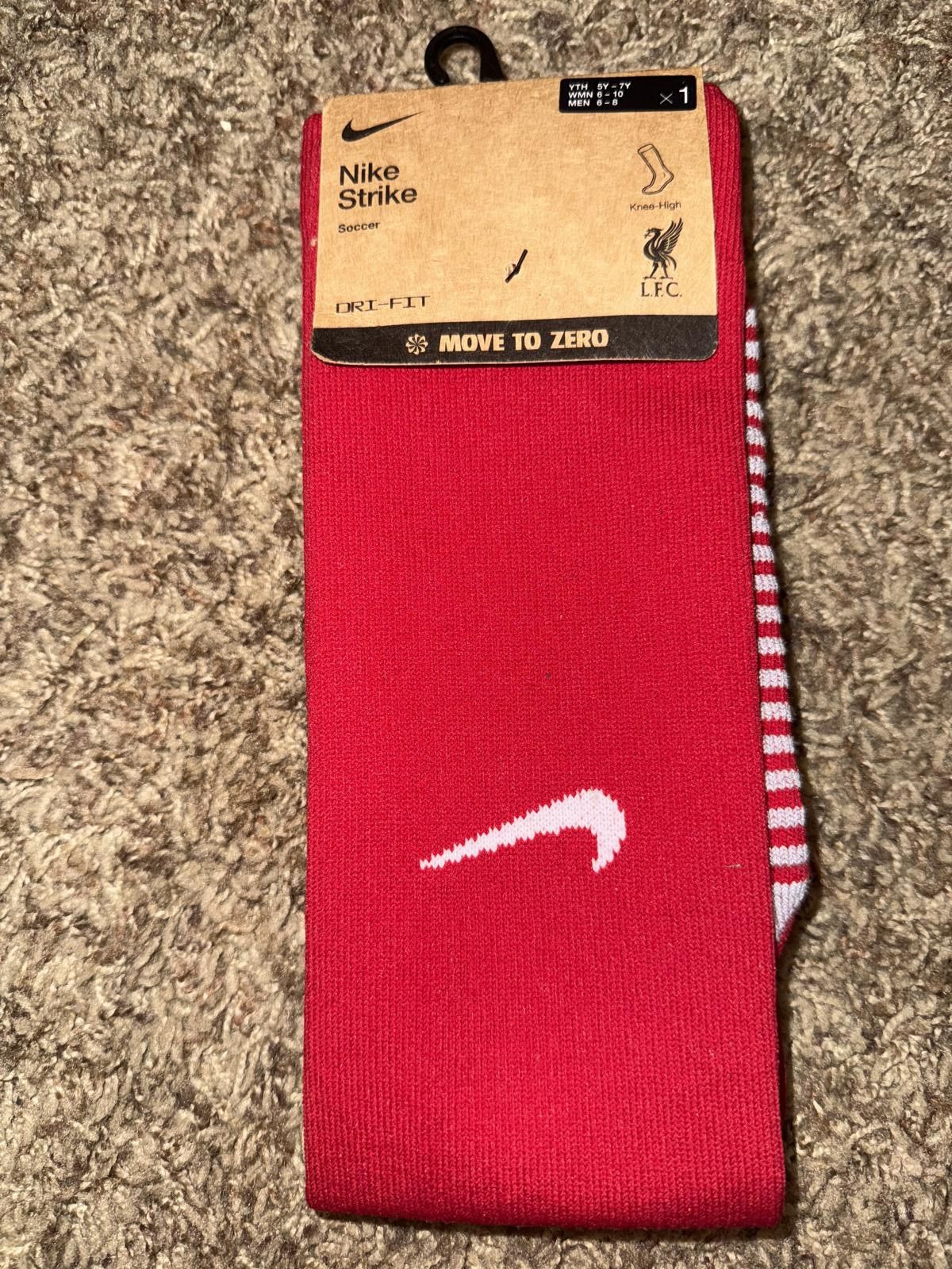 Nike Nike 2023-24 Liverpool Home Strike Knee-High Socks [COPY] Size ONE SIZE - 1 Thumbnail