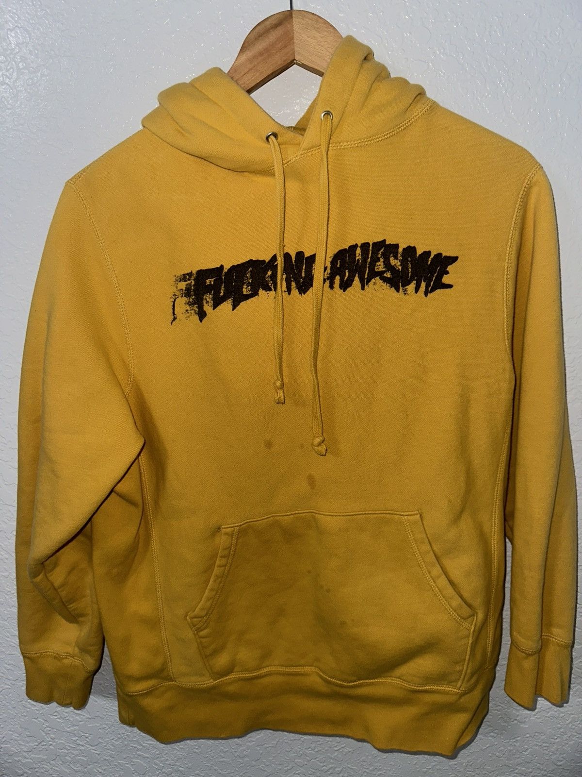 Fucking Awesome Fucking Awesome Yellow Hoodie Size US S / EU 44-46 / 1 - 1 Thumbnail